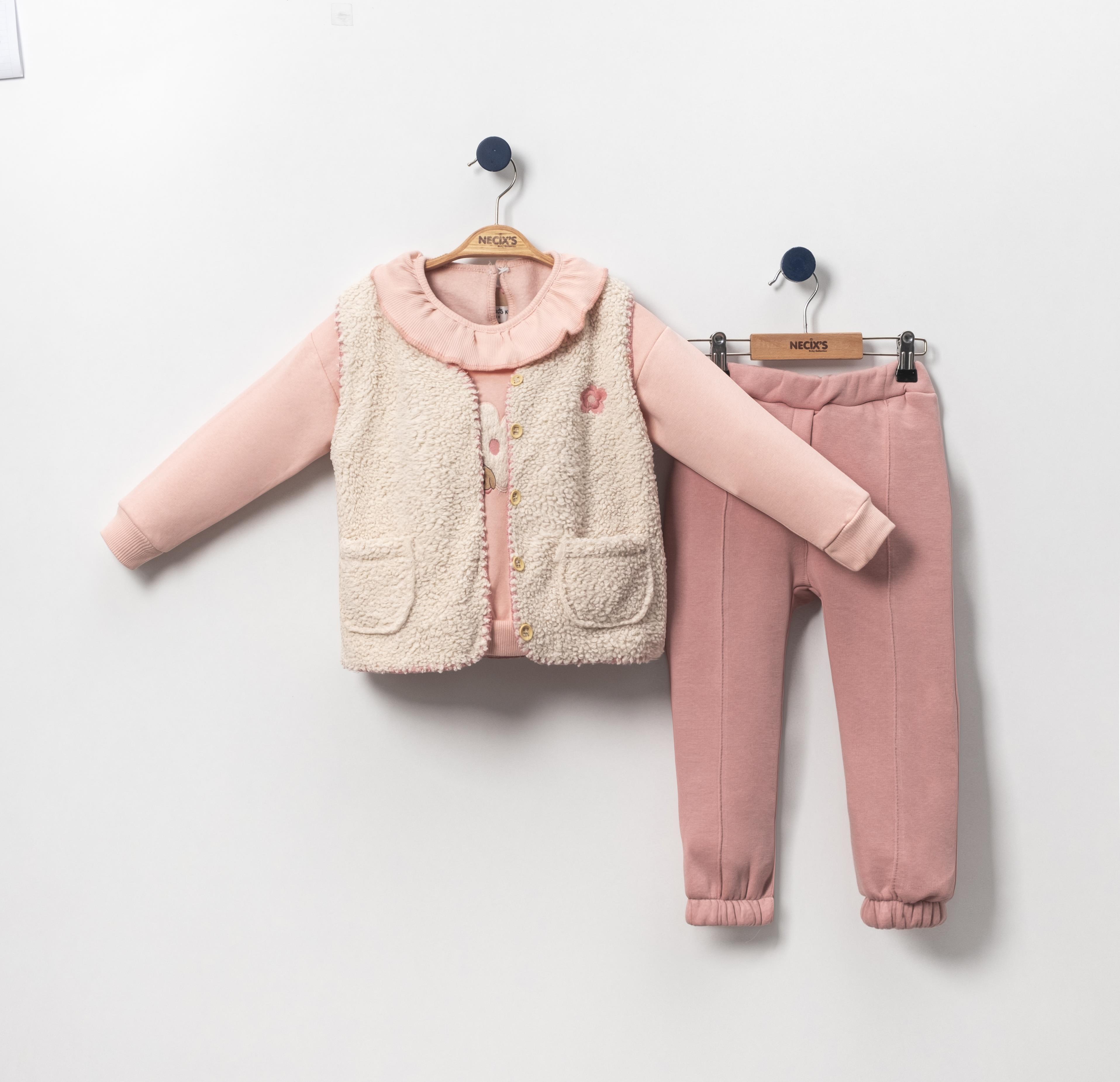 Necix's Hanya Yelekli Çocuk Üçlü Takım