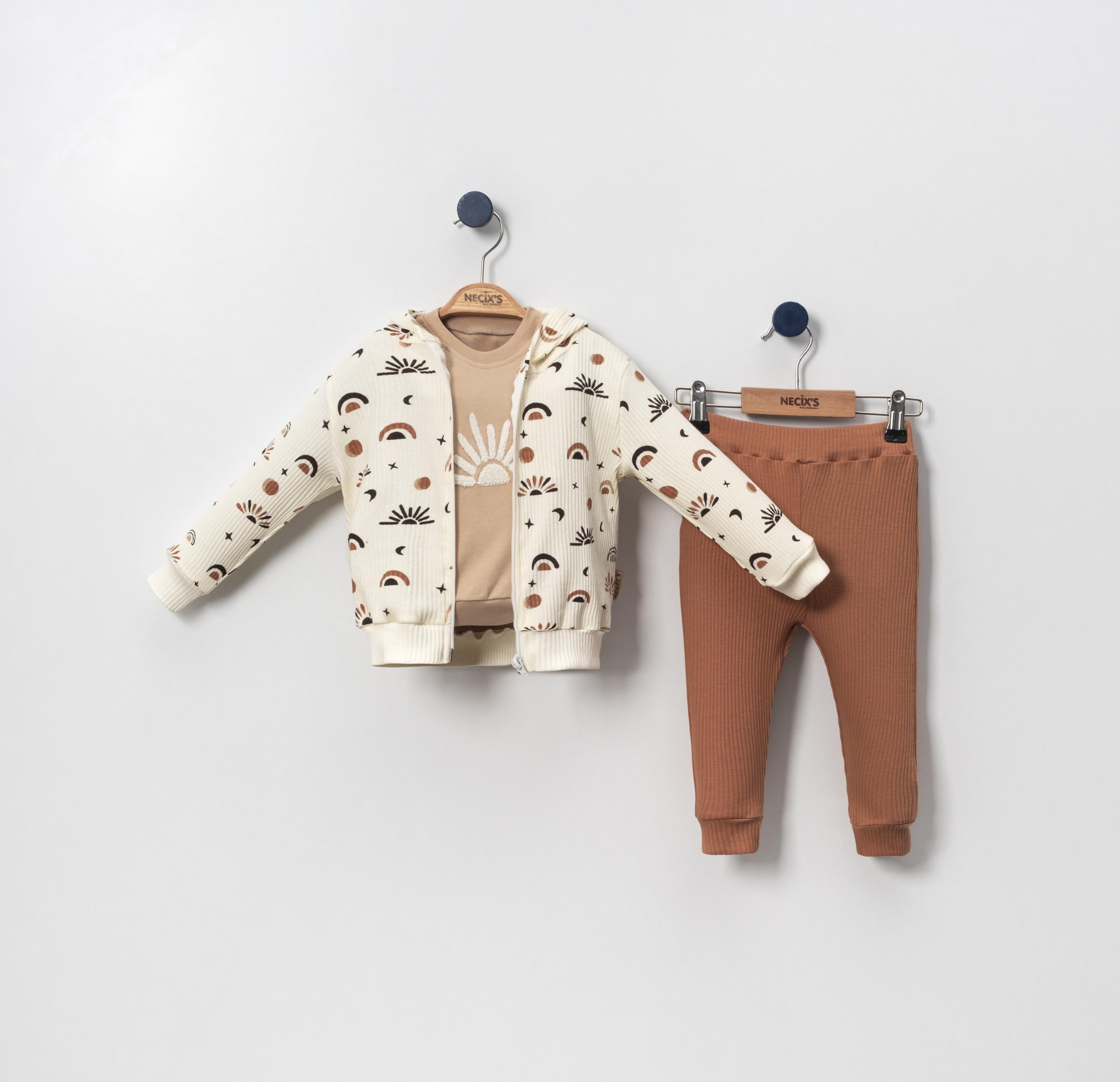 Necix's Hurgada Bebek Kapüşonlu Üçlü Takım