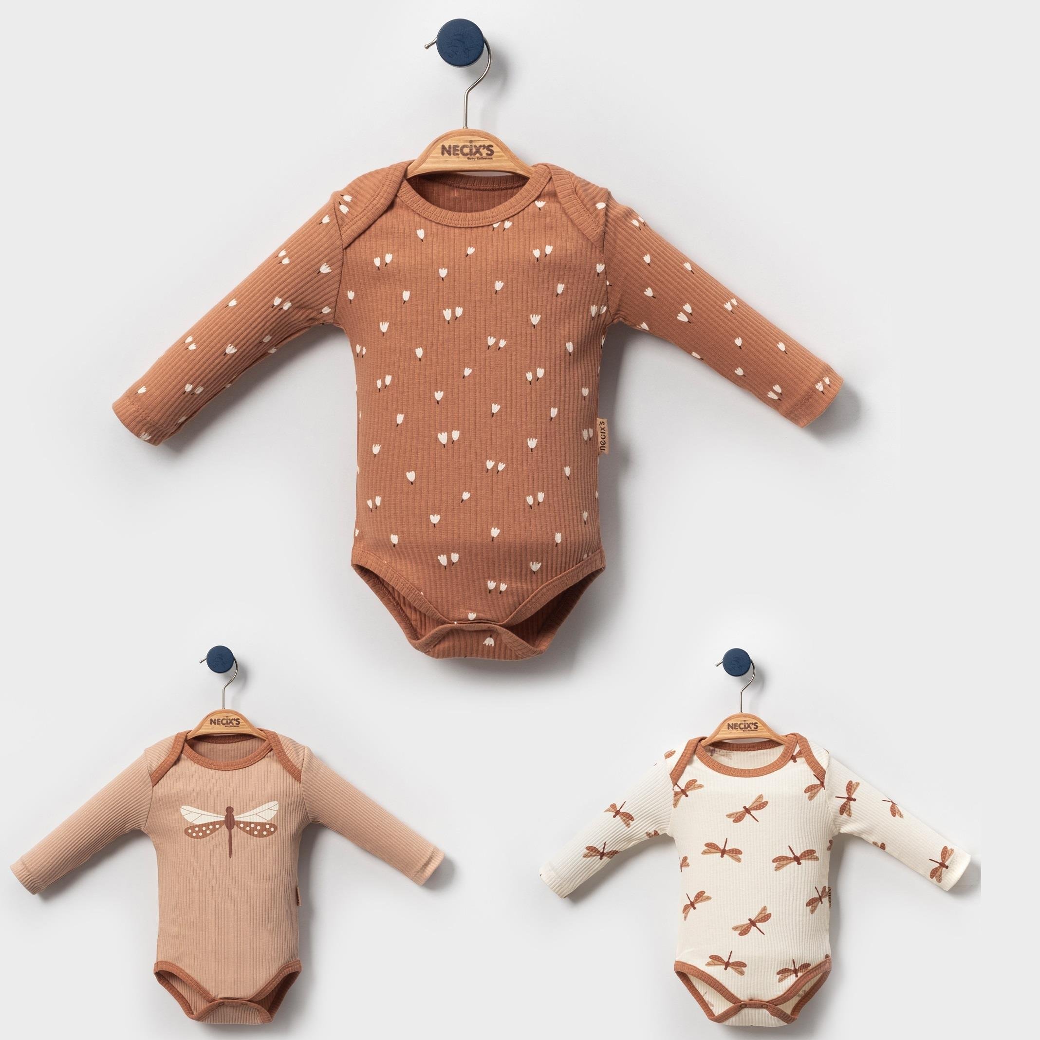 Necix's İstanbul Kız Bebek Badi 0-3 Ay, 3-6 Ay 3 Adet