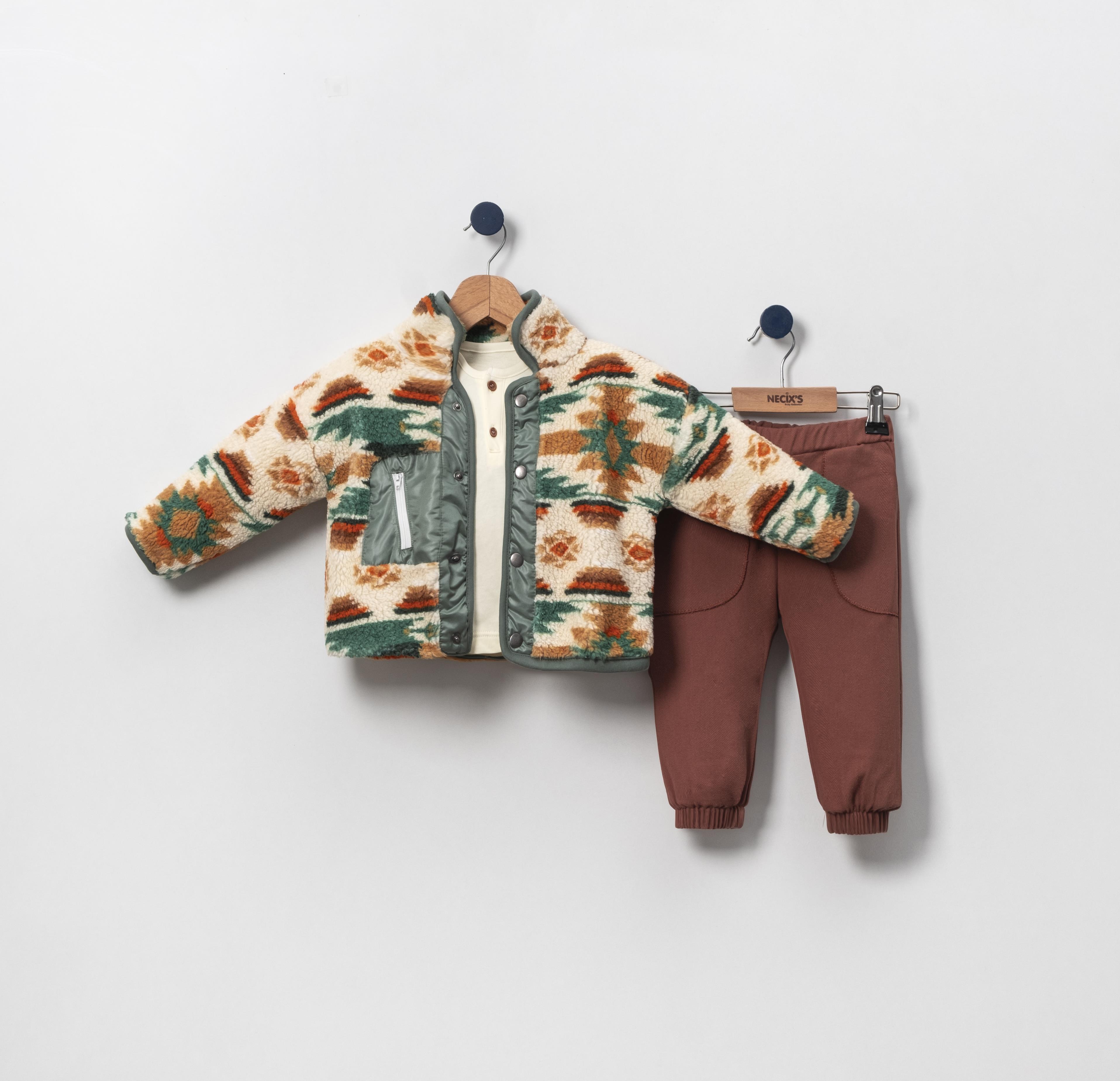 Necix's Katanya Etnik Welsoft Erkek Çocuk Üçlü Takım