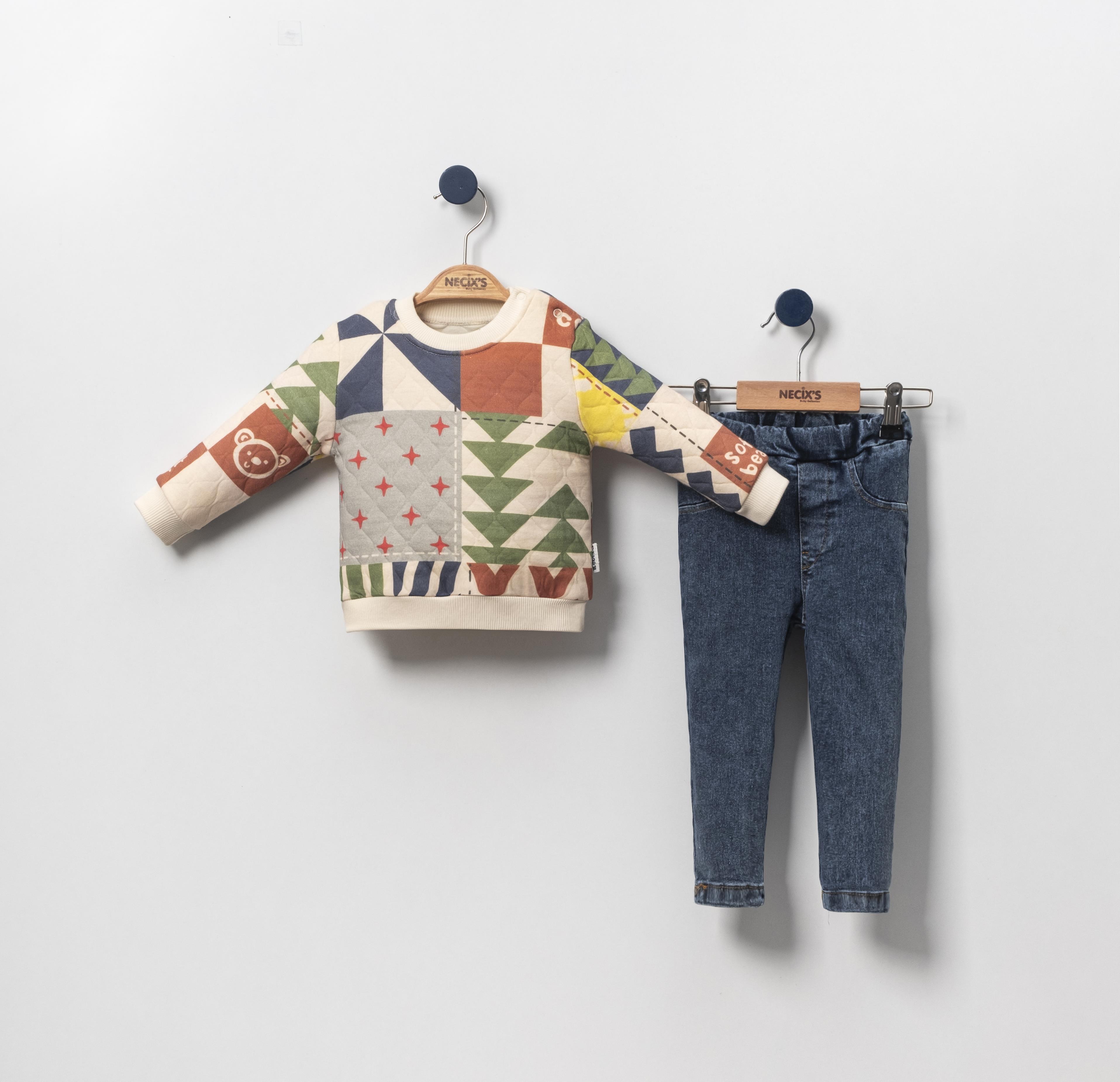 Necix's Kazablanka Erkek Bebek Özgün İkili Takım