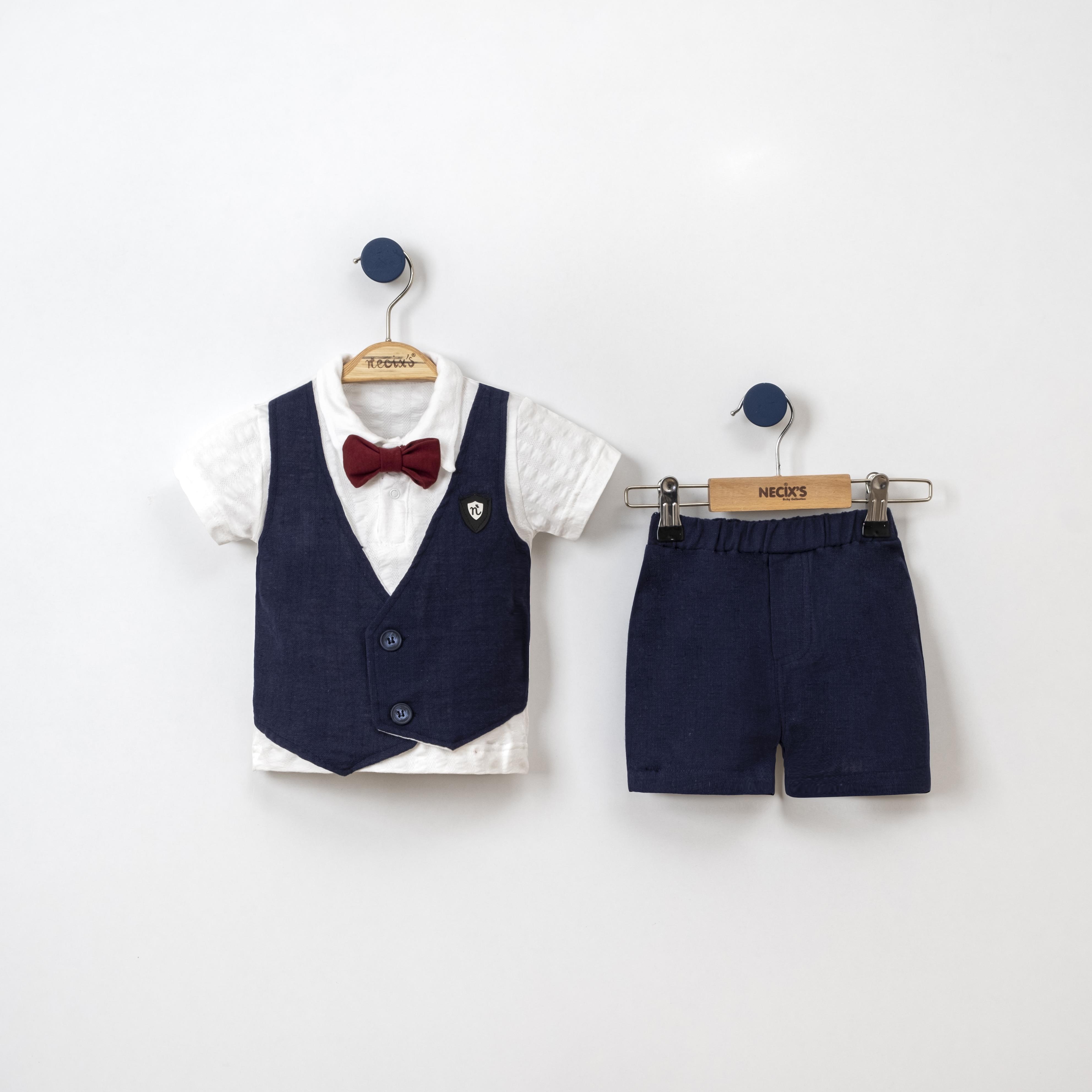Necix's Keten Erkek Bebek İkili Takım