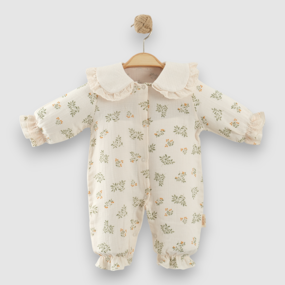 NECİXS KIZ BEBE 3/12 AY GOLD FLOW TULUM