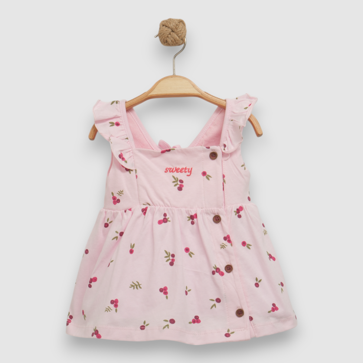 NECİXS KIZ BEBE 6/24 AY SWEETY ELBİSE