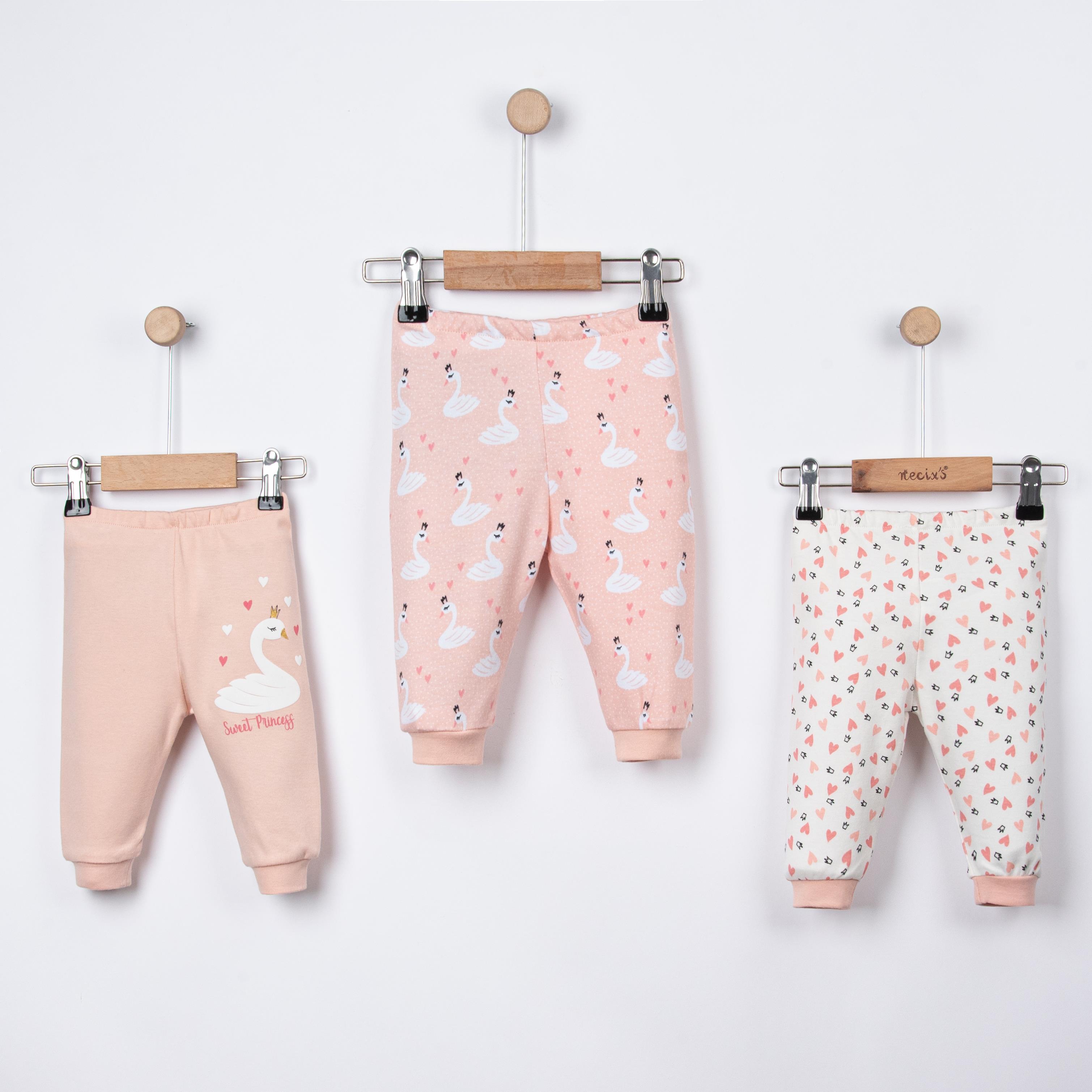 Necix's Kuğu Basklı Manşetli Pantolon