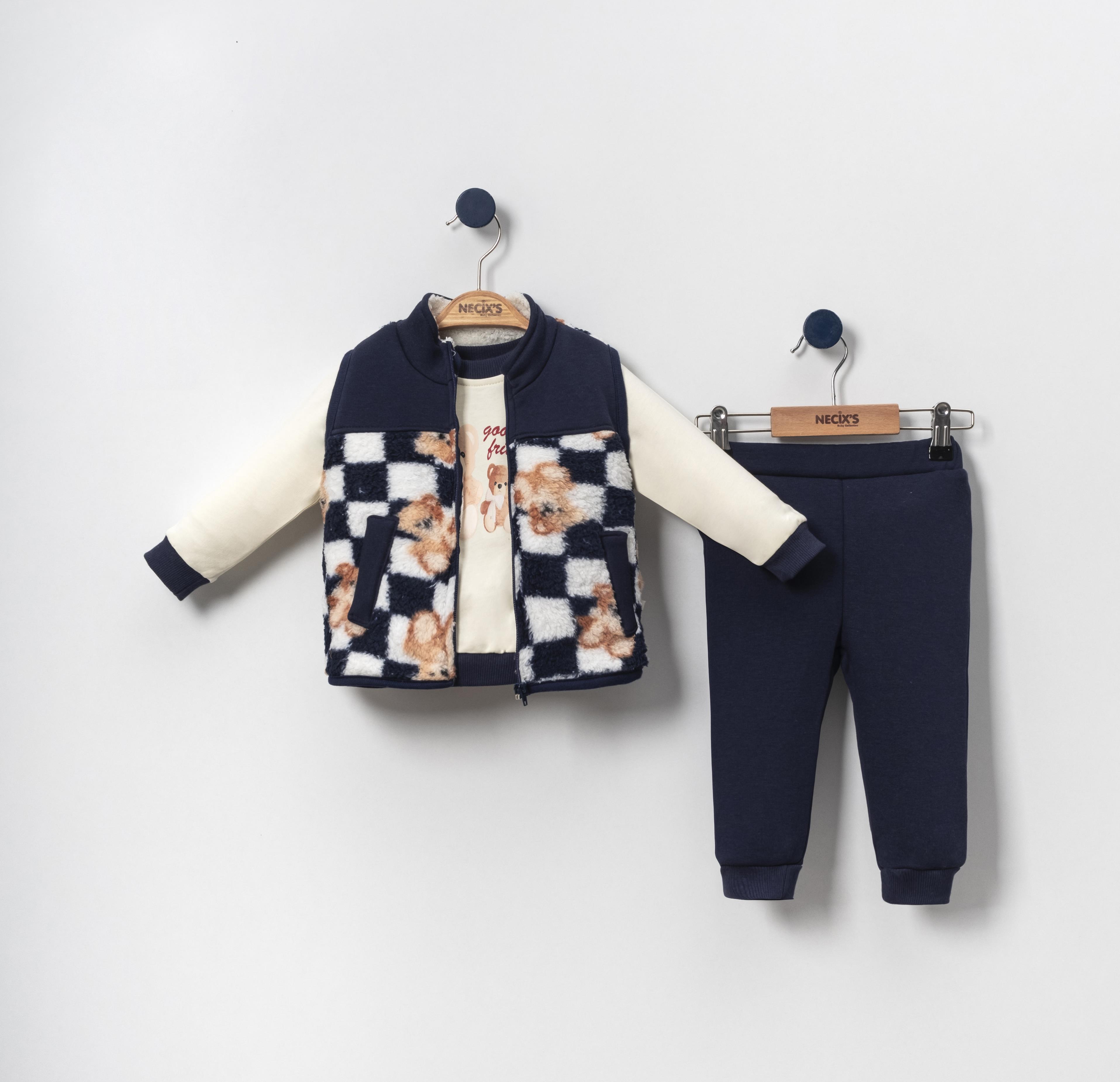 Necix's Liverpool Erkek Bebek Özgün Üçlü Takım