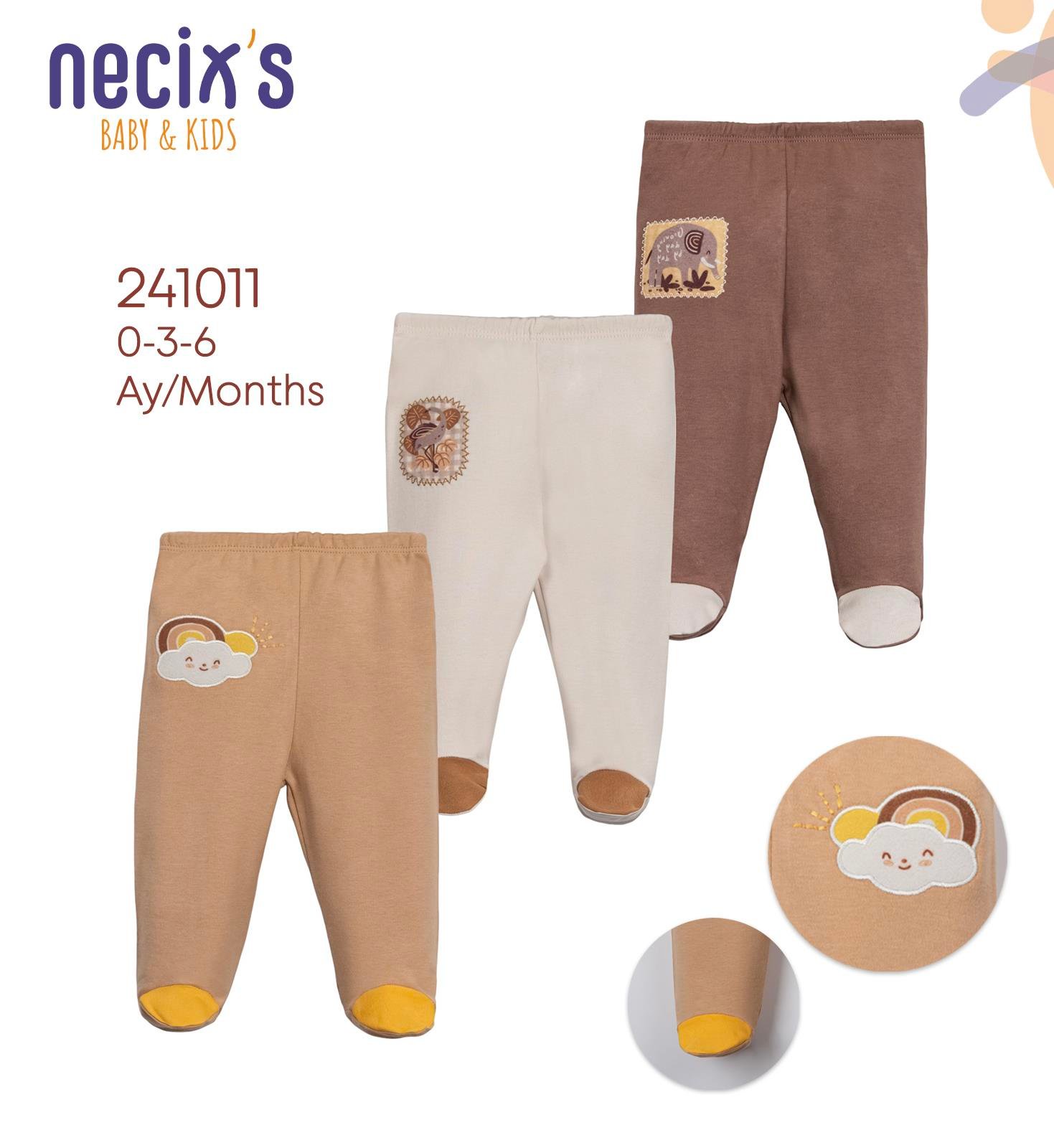 Necix's Malaga Erkek Bebek Pantolon 3 adet