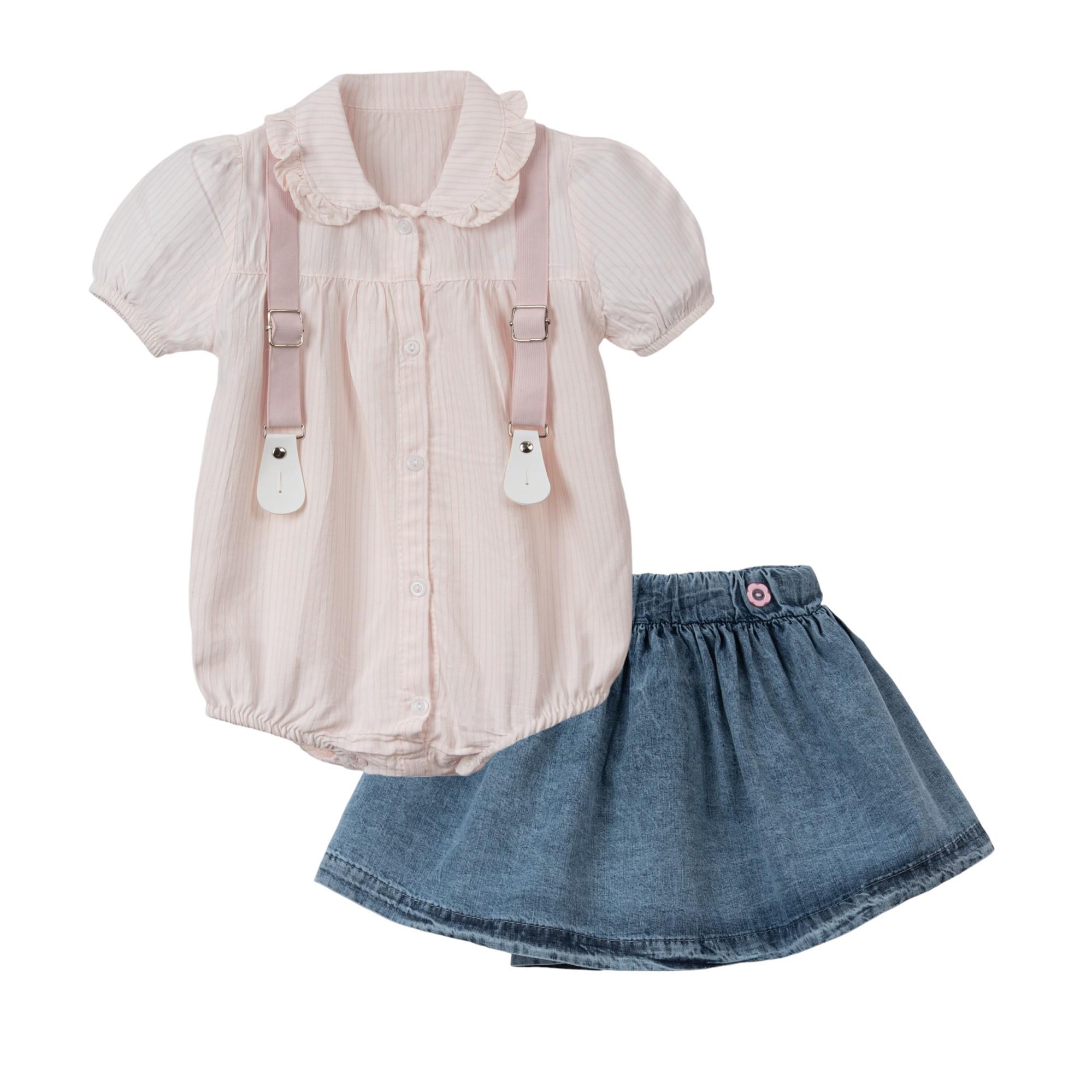 Necix's Malatya Kotlu Salopetli Kız Bebek İkili Takım