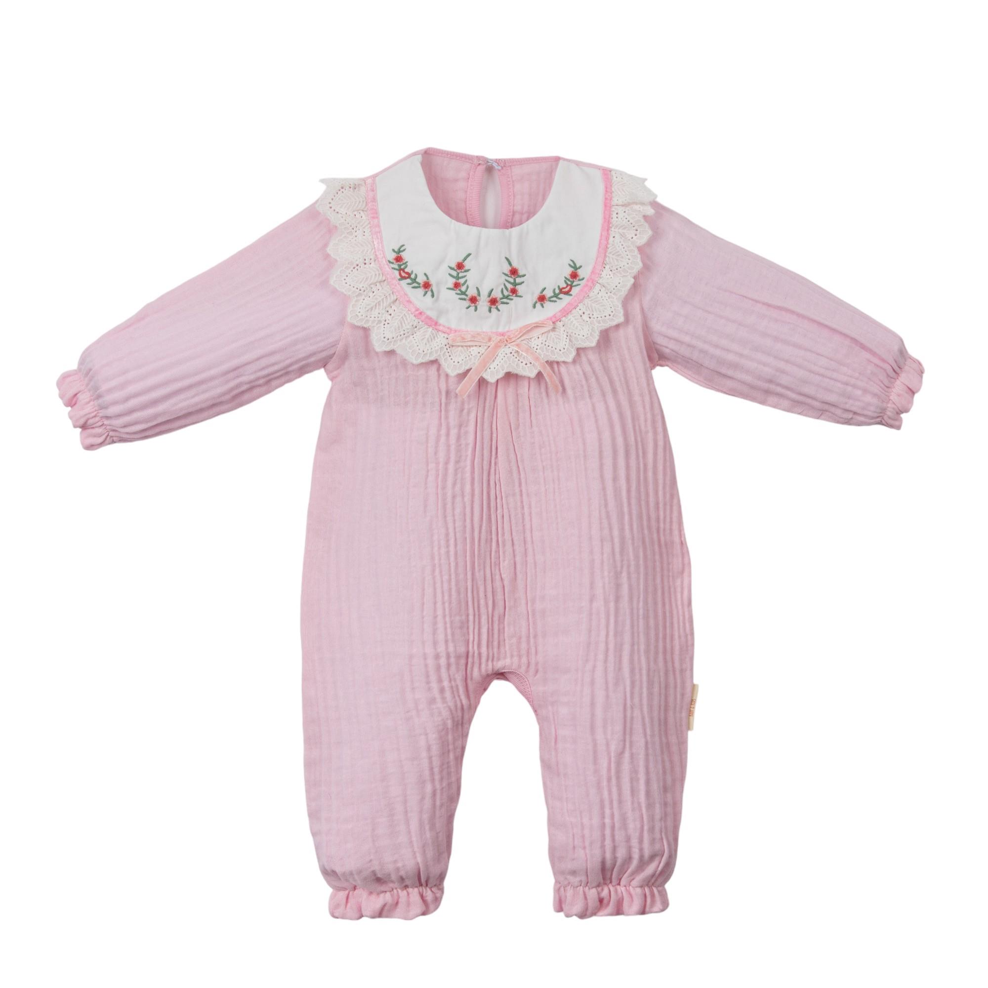 Necix's Müslin Kız Bebek Tulum