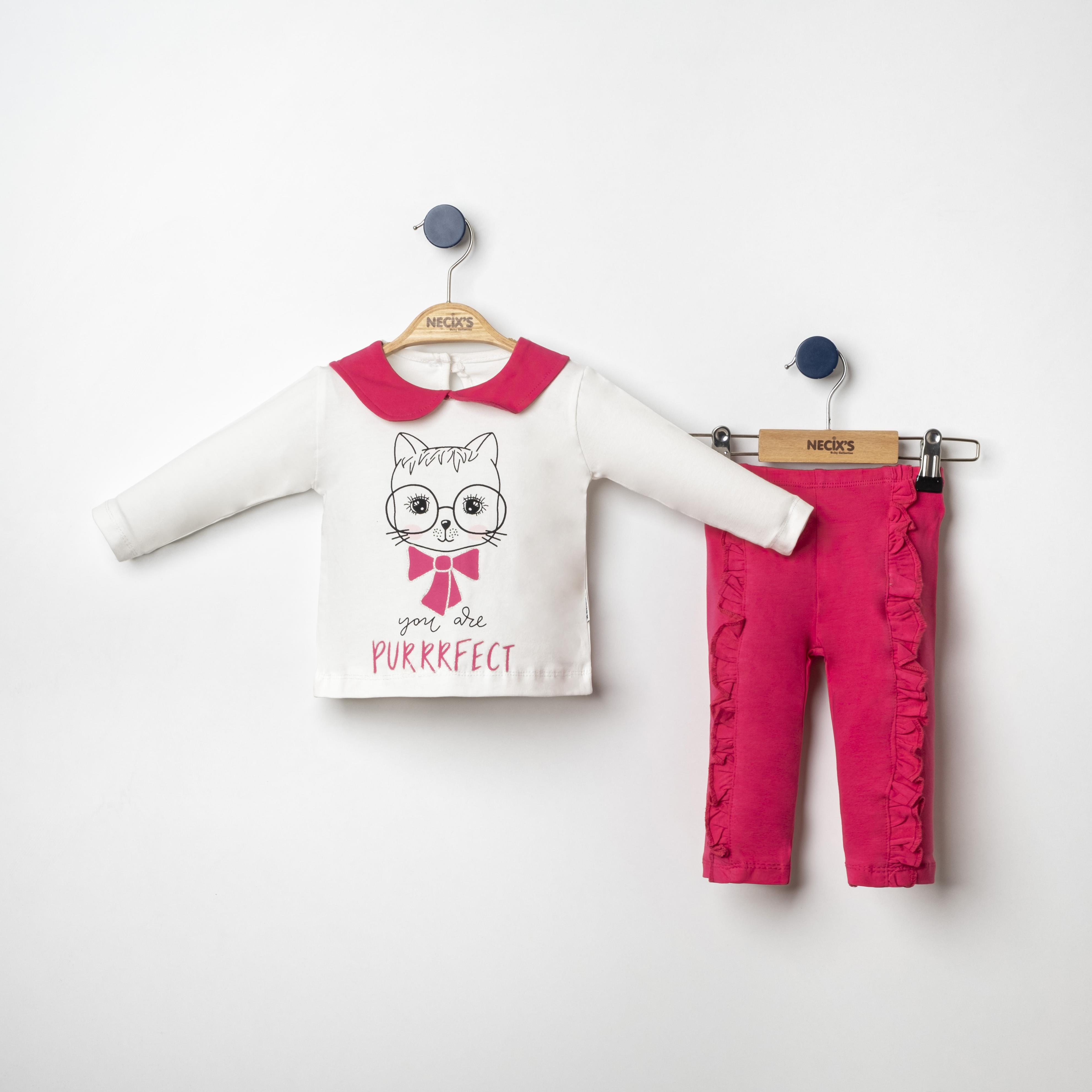 Necix's Perfect Cat Kız Bebek İkili Takım