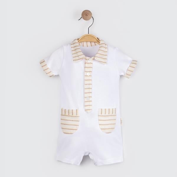 NECİXS SAKIZ ADASI POLO YAKA BEBE TULUM