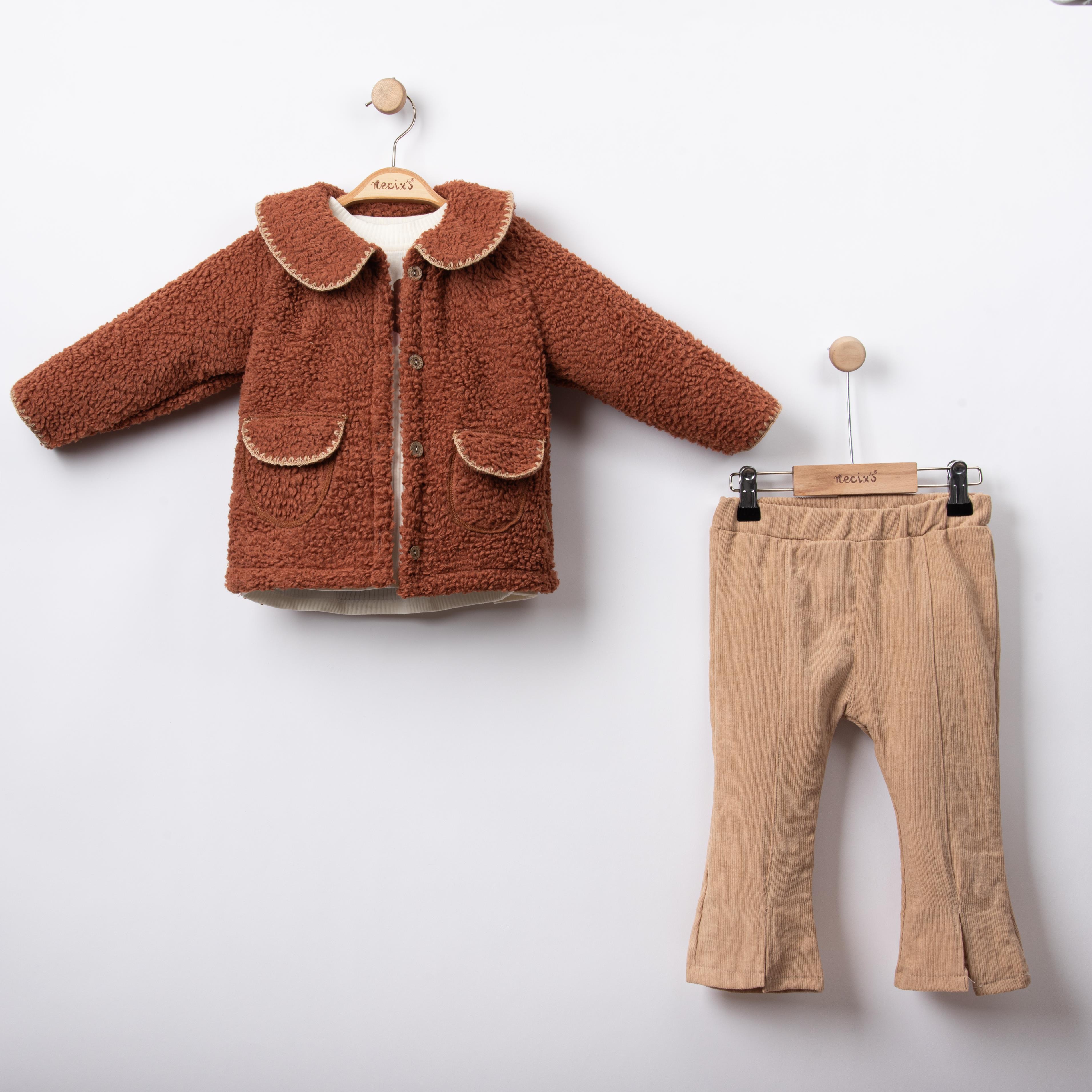 Necix's Santorini Kız Bebek Özgün Üçlü Takım