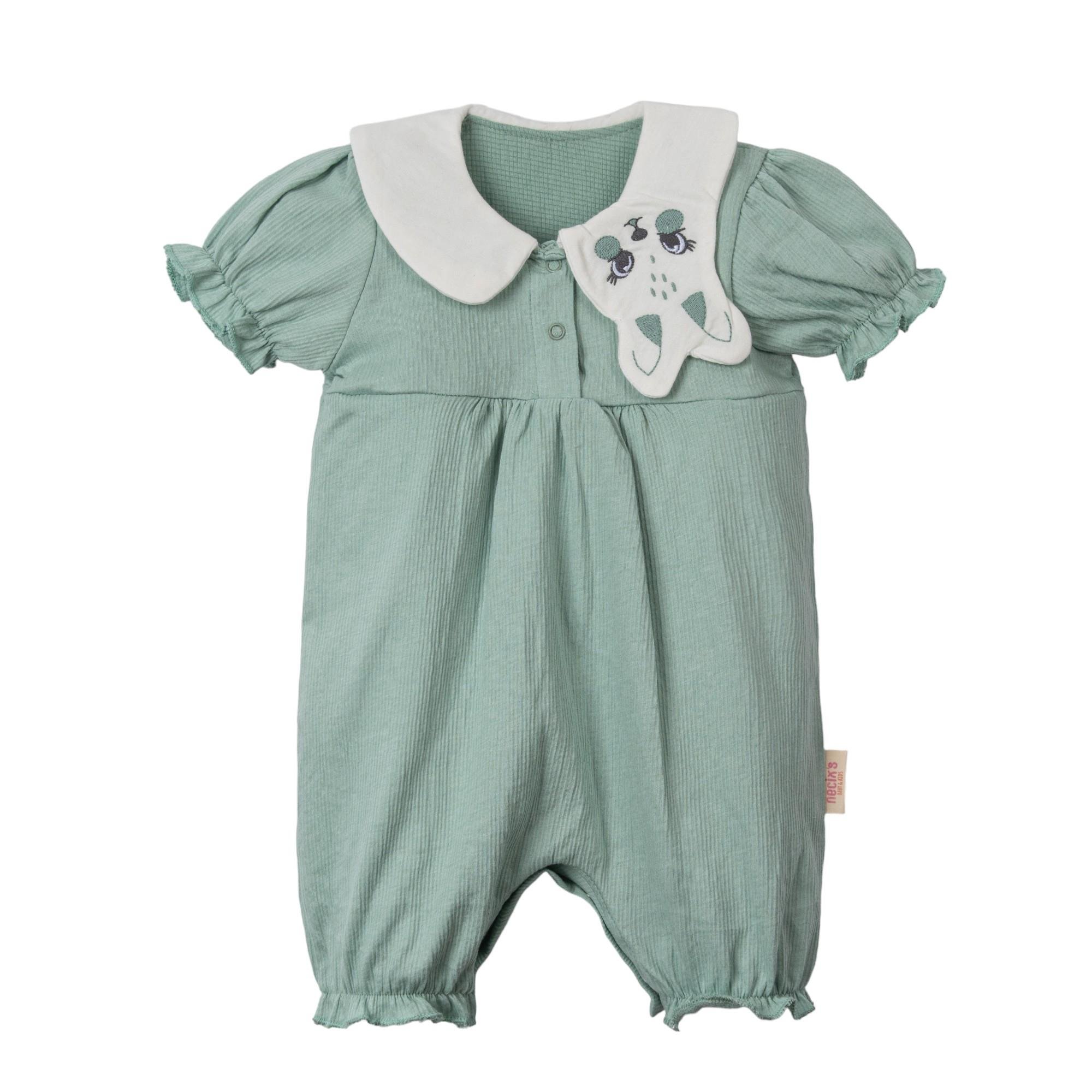 Necix's Tavşan Yakalı Kız Bebek Tulum