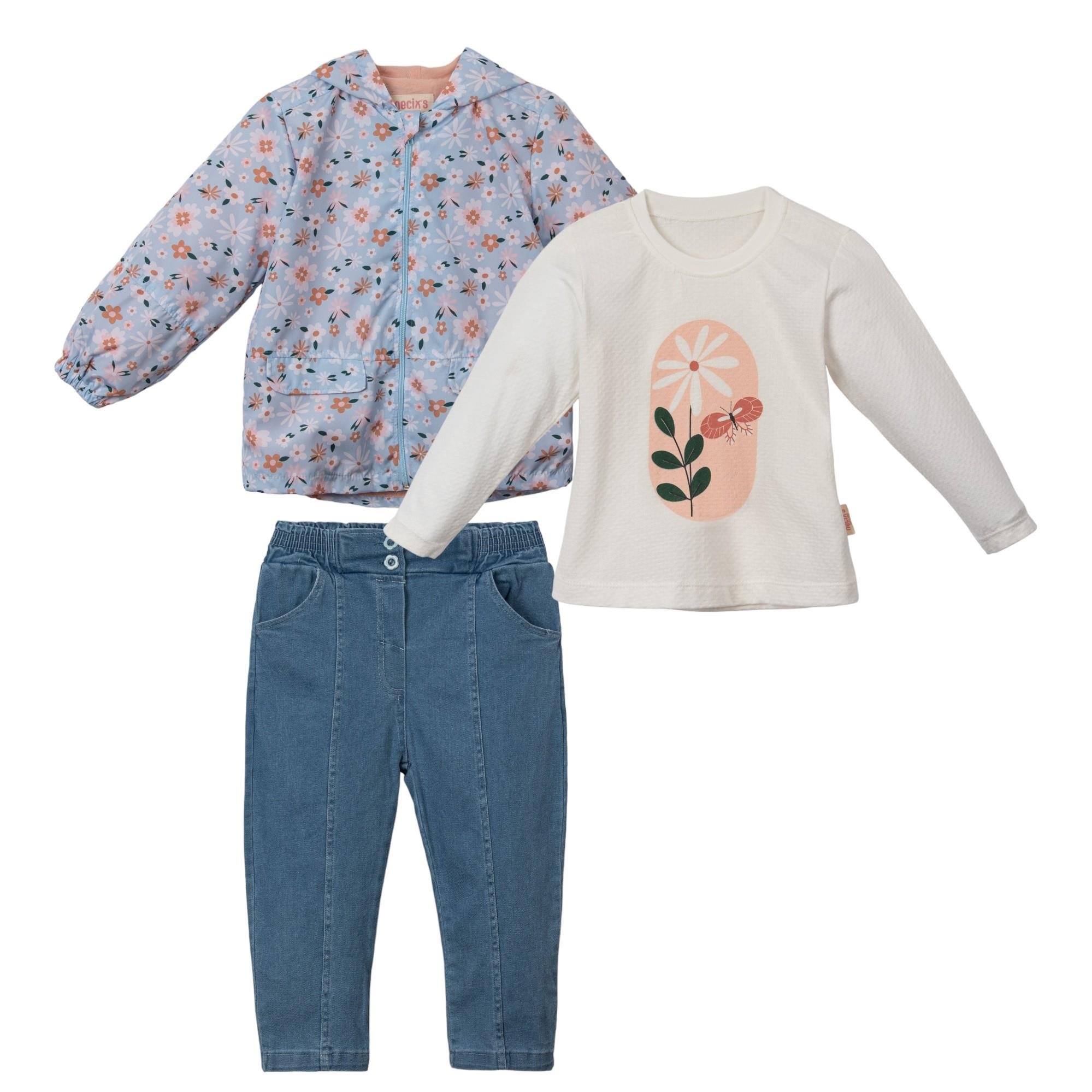 Necix's Valera Kız Çocuk Yağmurluklu Takım