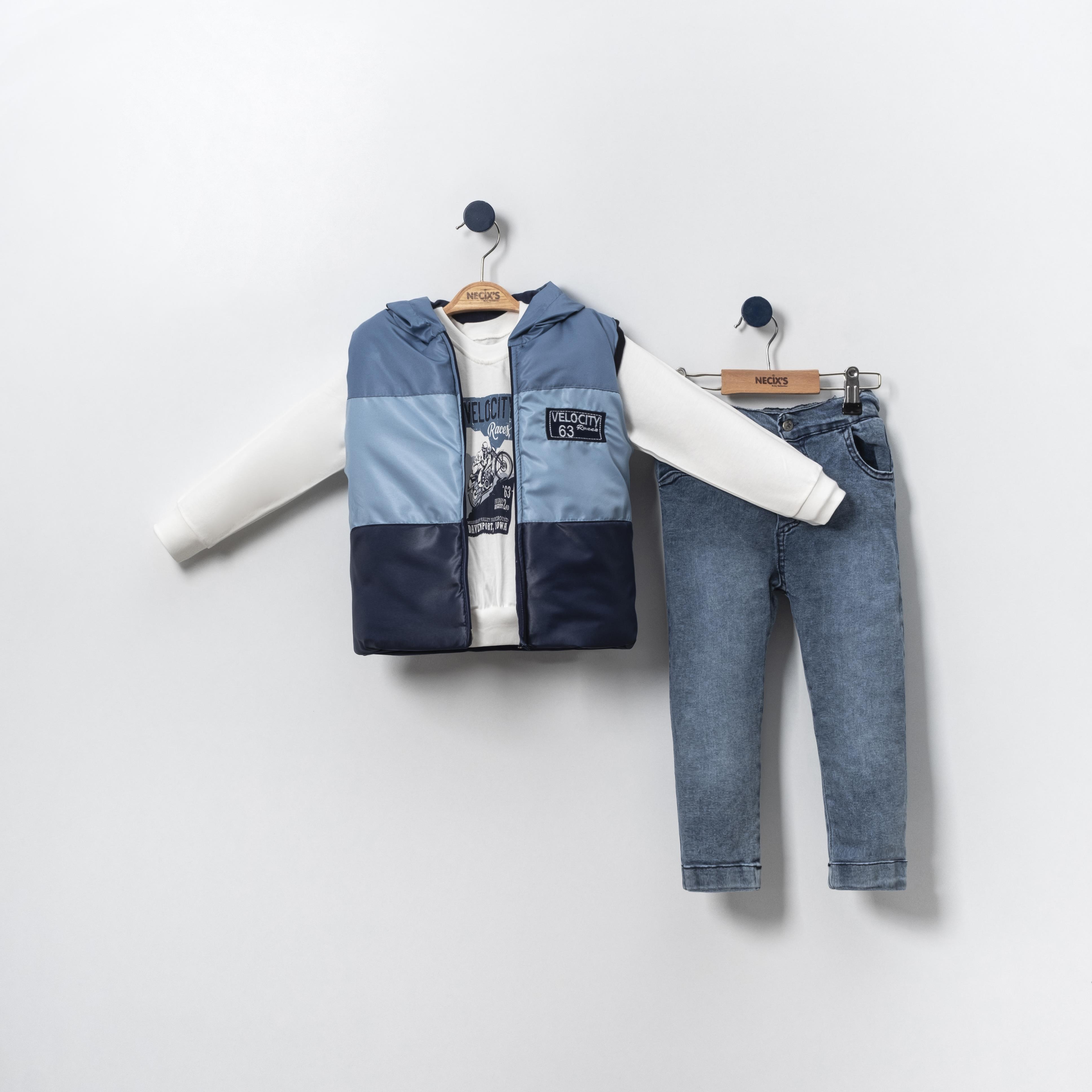 Necix's Velocity Şişme Yelekli Erkek Bebek Üçlü Takım