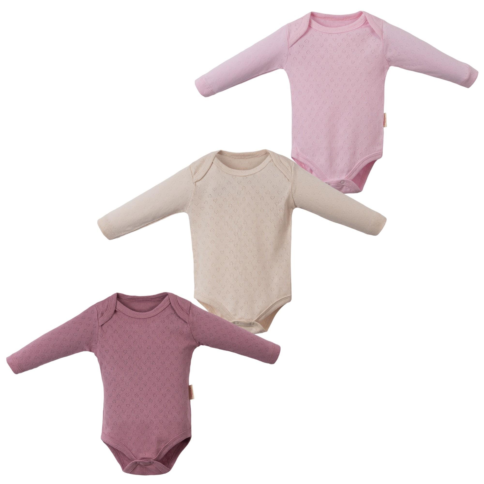 Necix's Vigo Kız Bebek Body 3 Adet