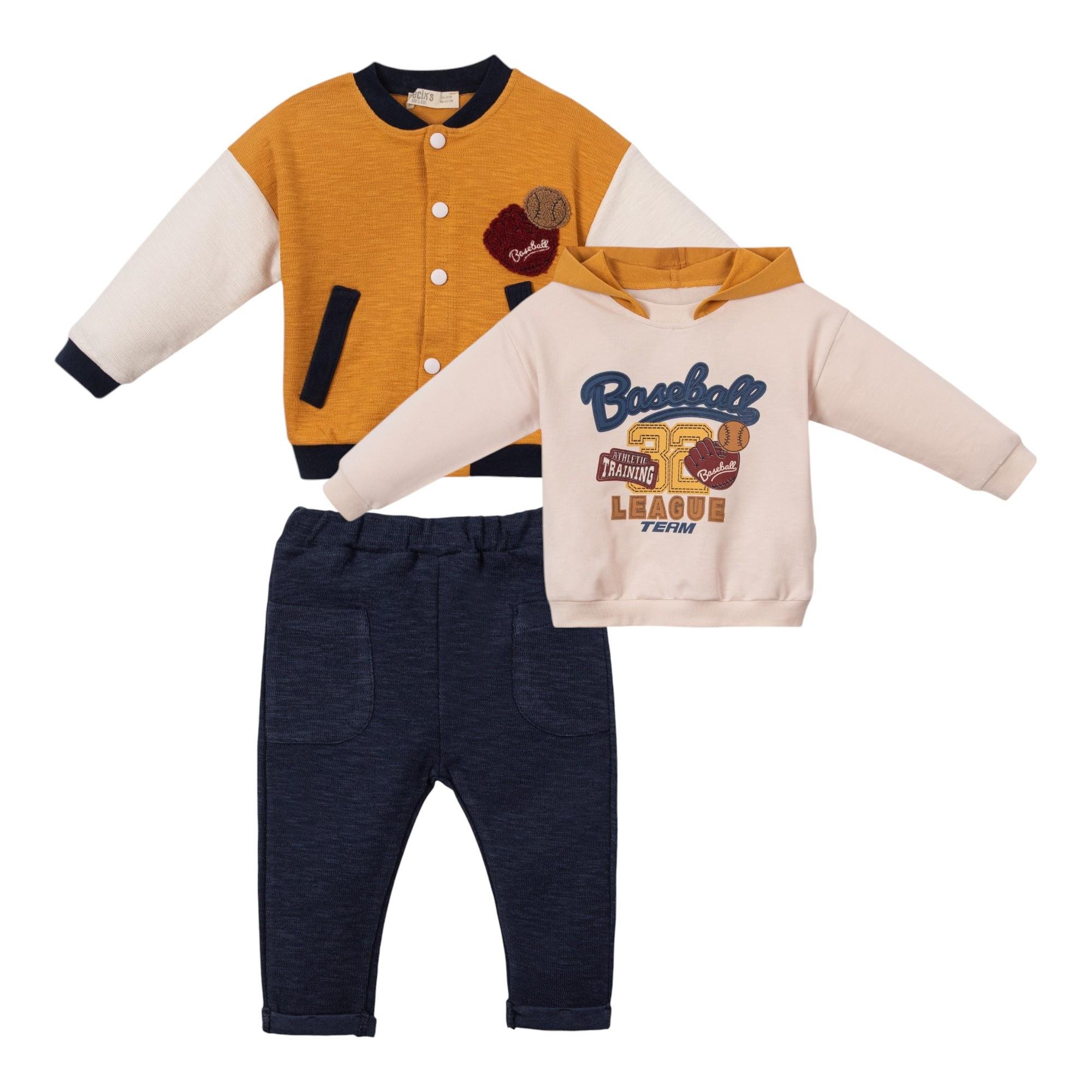 Ottowa Kolek Erkek Bebek Üçlü Takım