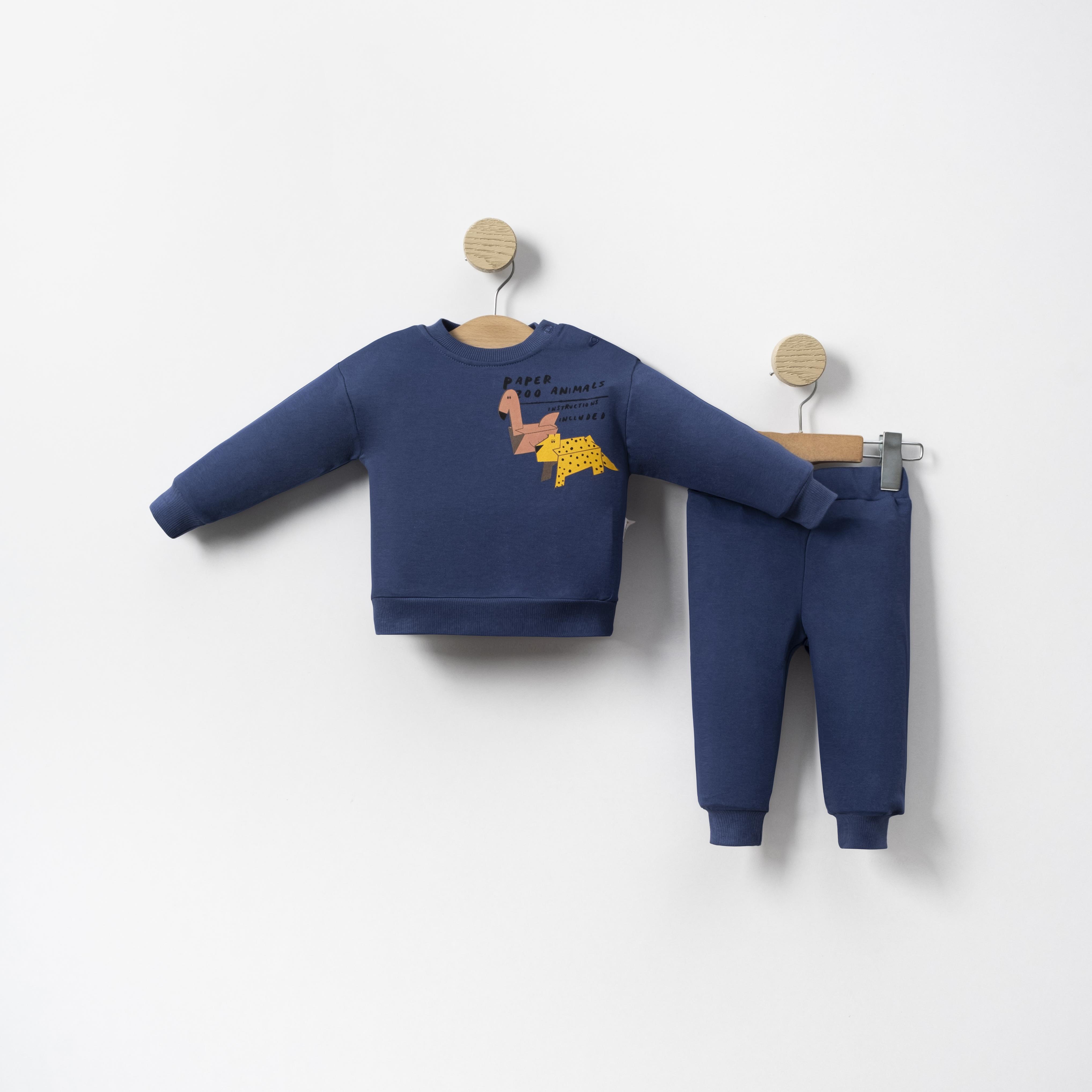 Paper Animals Erkek Bebek İkili Takım