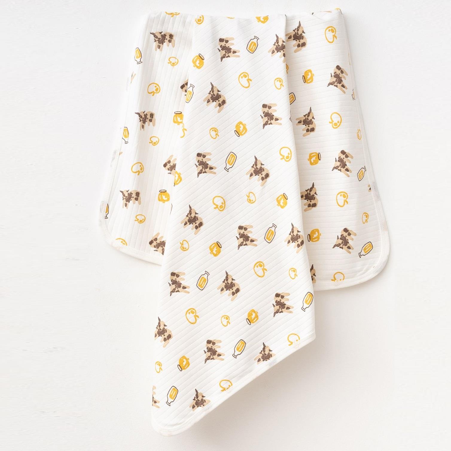 Sarı Elma Baskılı 80*90 cm Battaniye