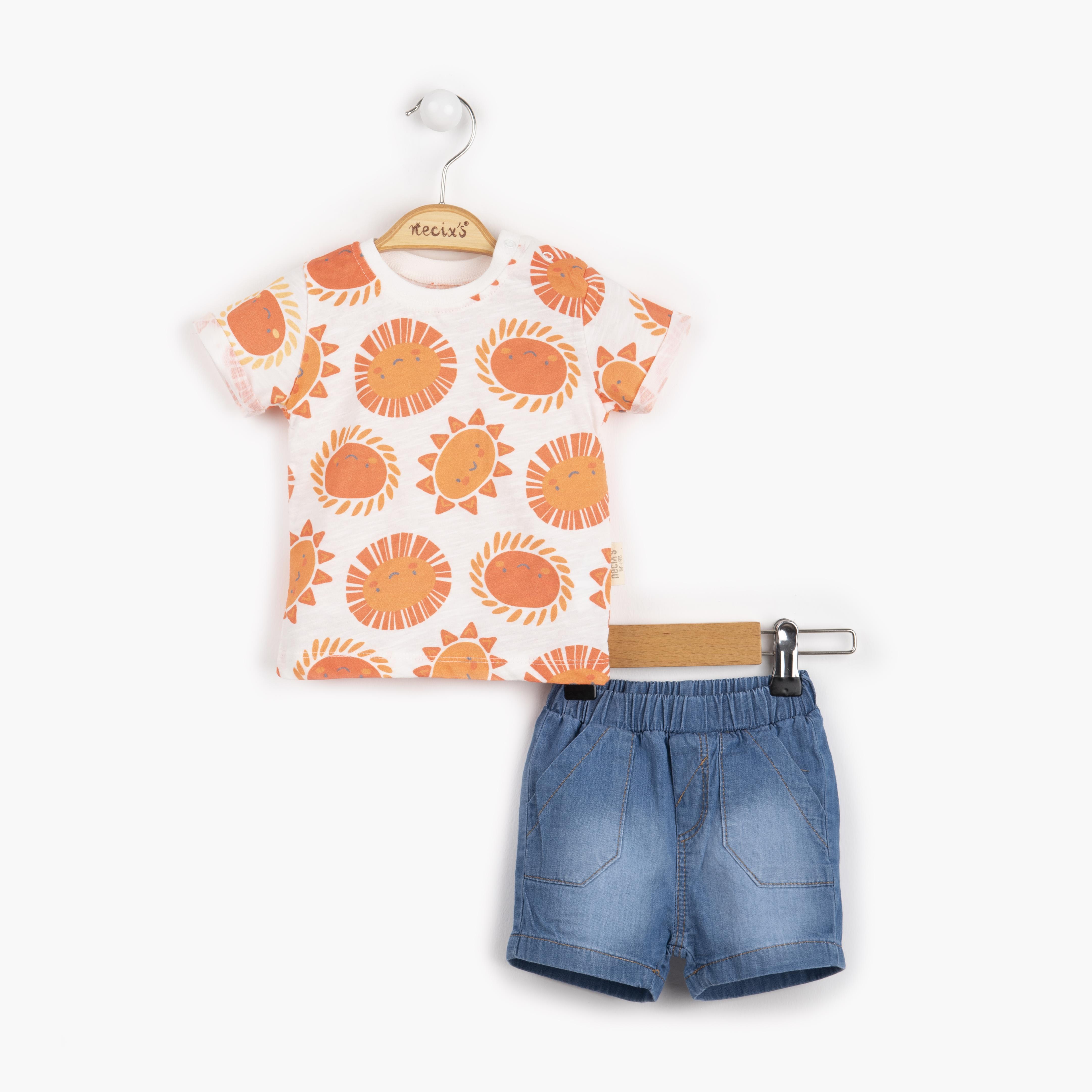 SUN FİGÜRLÜ İKİLİ TAKIM ERKEK