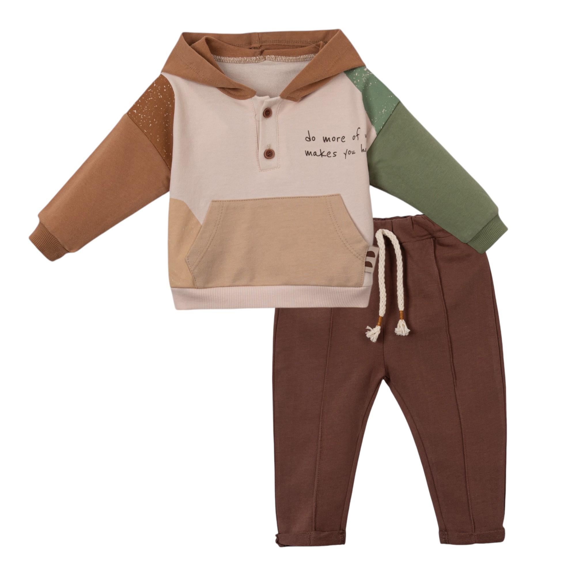 Tacoma KApüşonlu Erkek Bebek İkii Takım