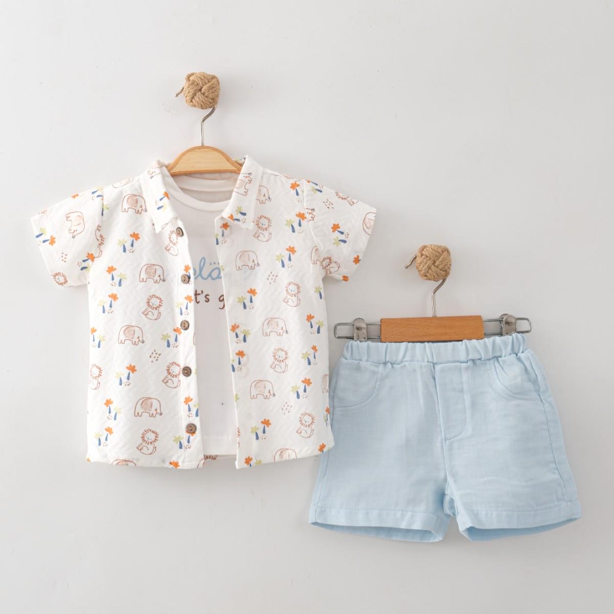 TINY SAFARI GÖMLEKLİ 3LÜ TAKIM 9-24 AY