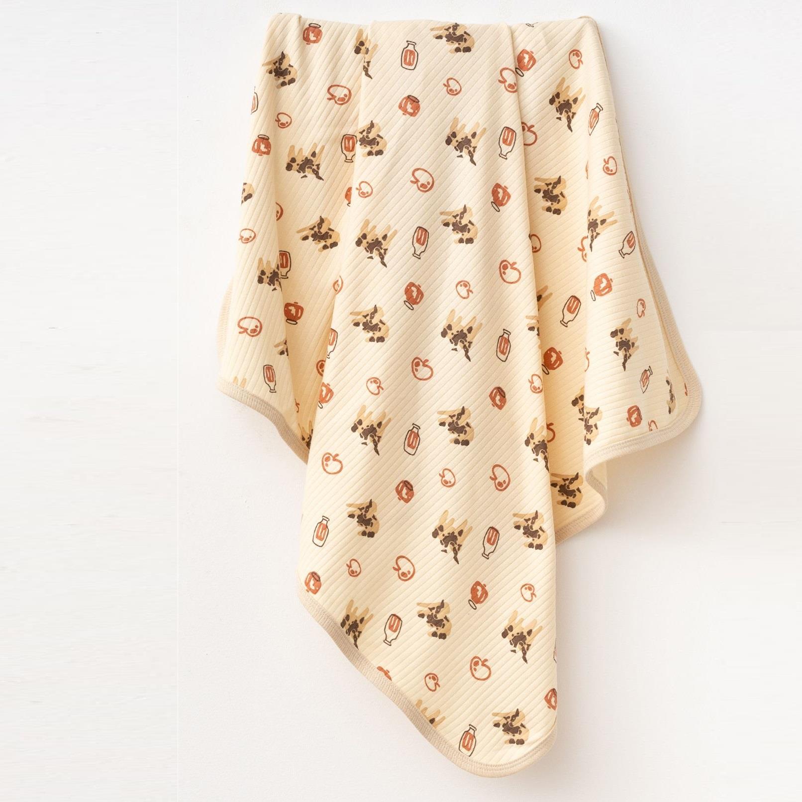 Turuncu Elma Baskılı 80*90 cm Battaniye