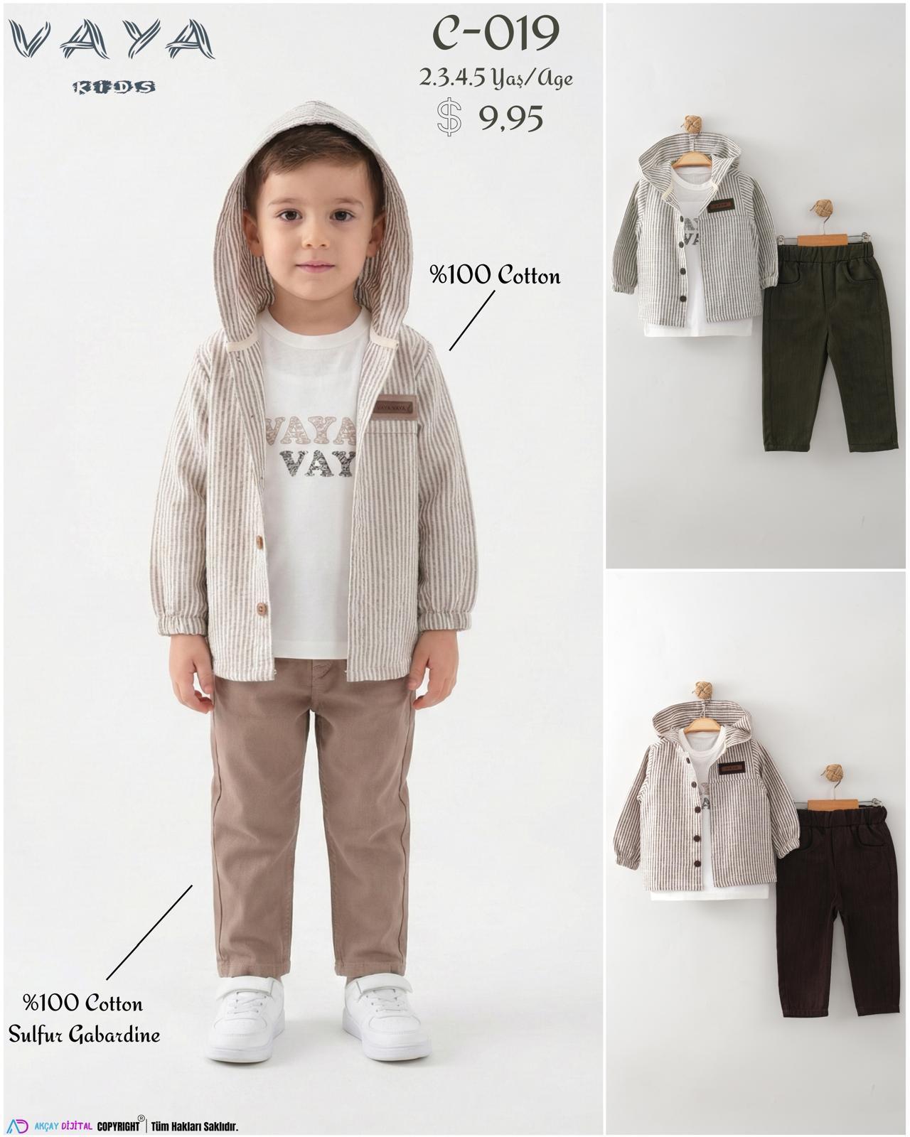VAYA KİDS GÖMLEKLİ ERKEK ÇOCUK TAKIM