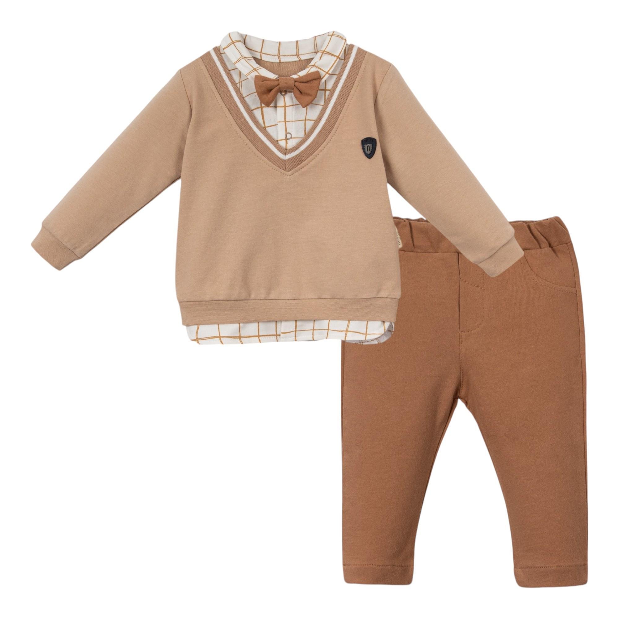 Yalova Süveterli Erkek Bebek İkili Takım