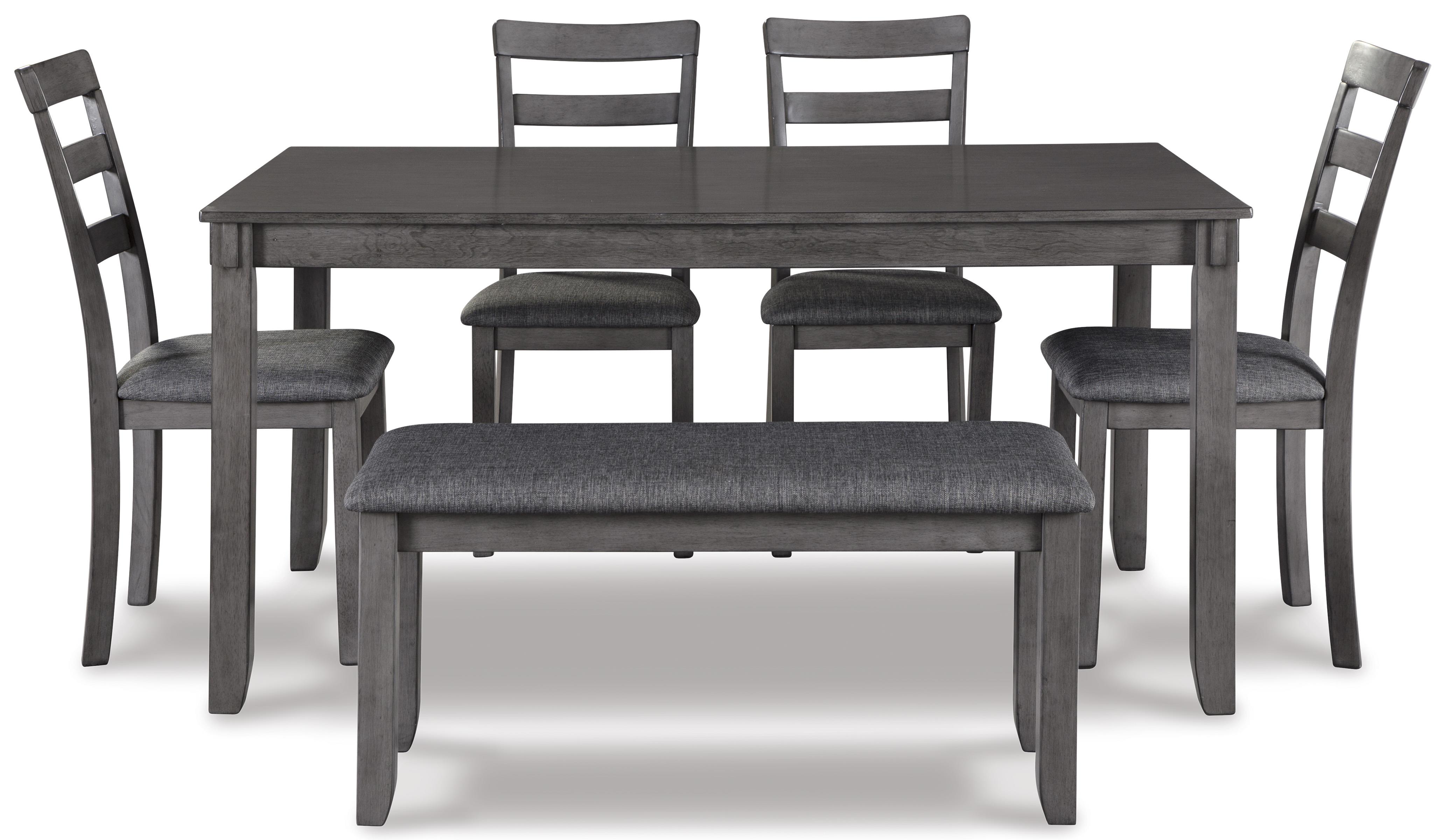 Bridson Yemek Masası ve Sandalyeleri + Bench