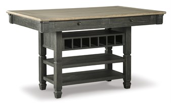 Tyler Creek Yüksek Yemek Masası Bench ve Sandalyeleri