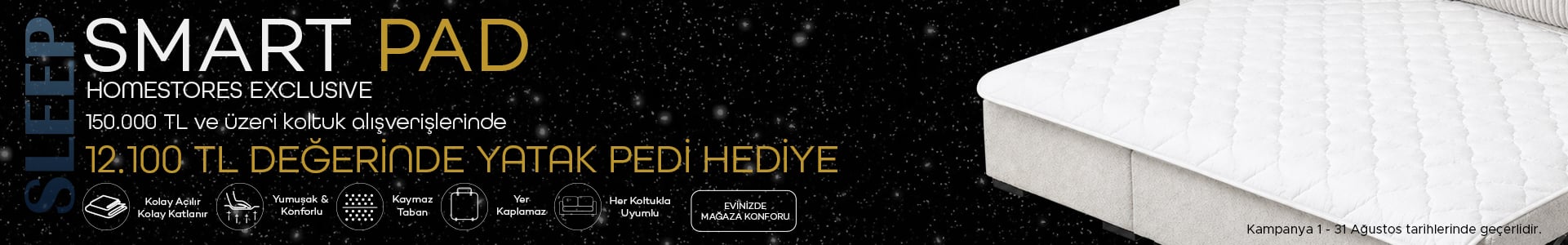 ₺150.000 ve Üzeri Koltuk Alışverişlerinde ₺12.100 Değerinde Hediye Fırsatı!