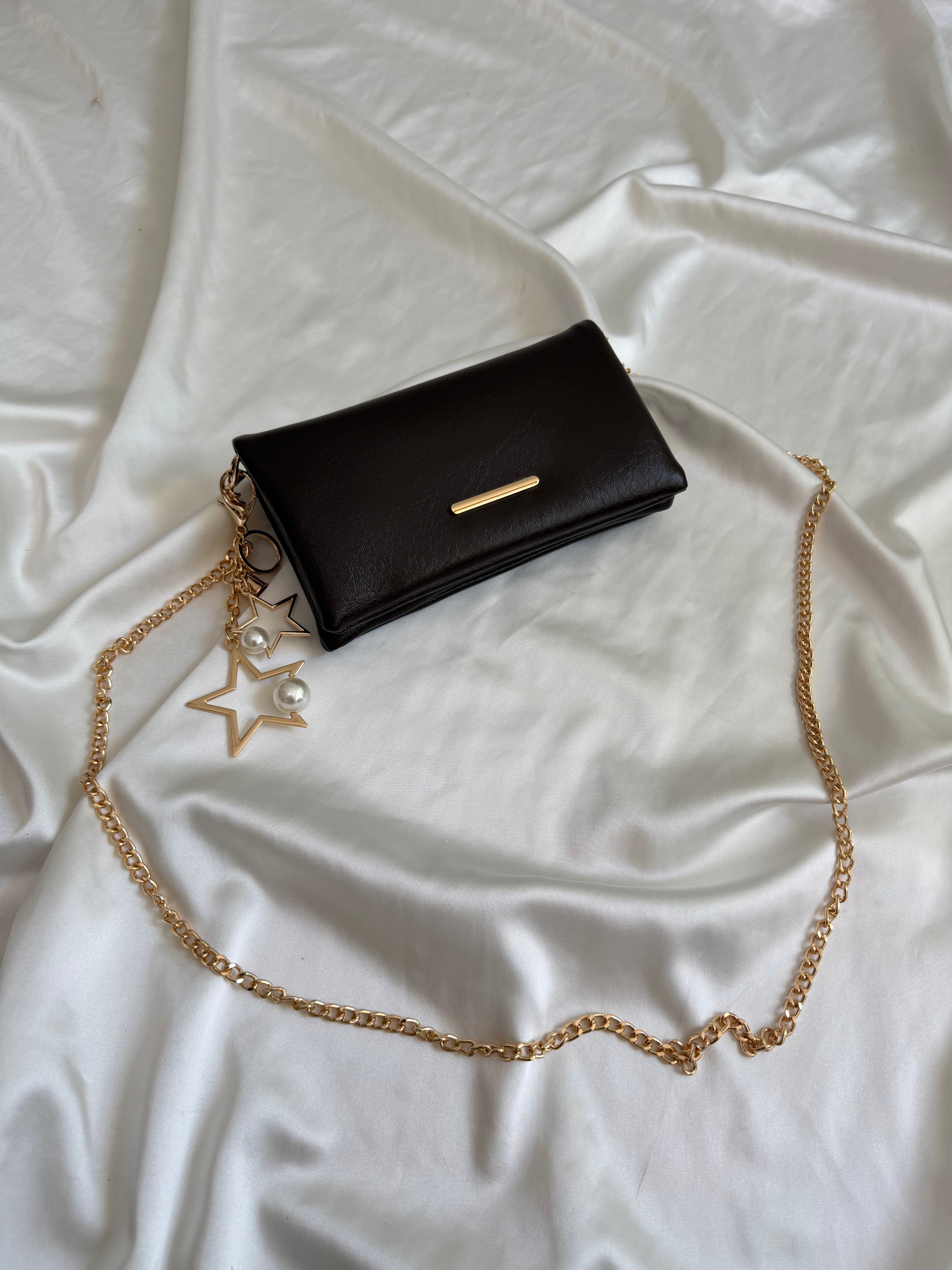 Canggu Model Clutch Çanta , Portföy Çanta , El Çantası Acı Kahve