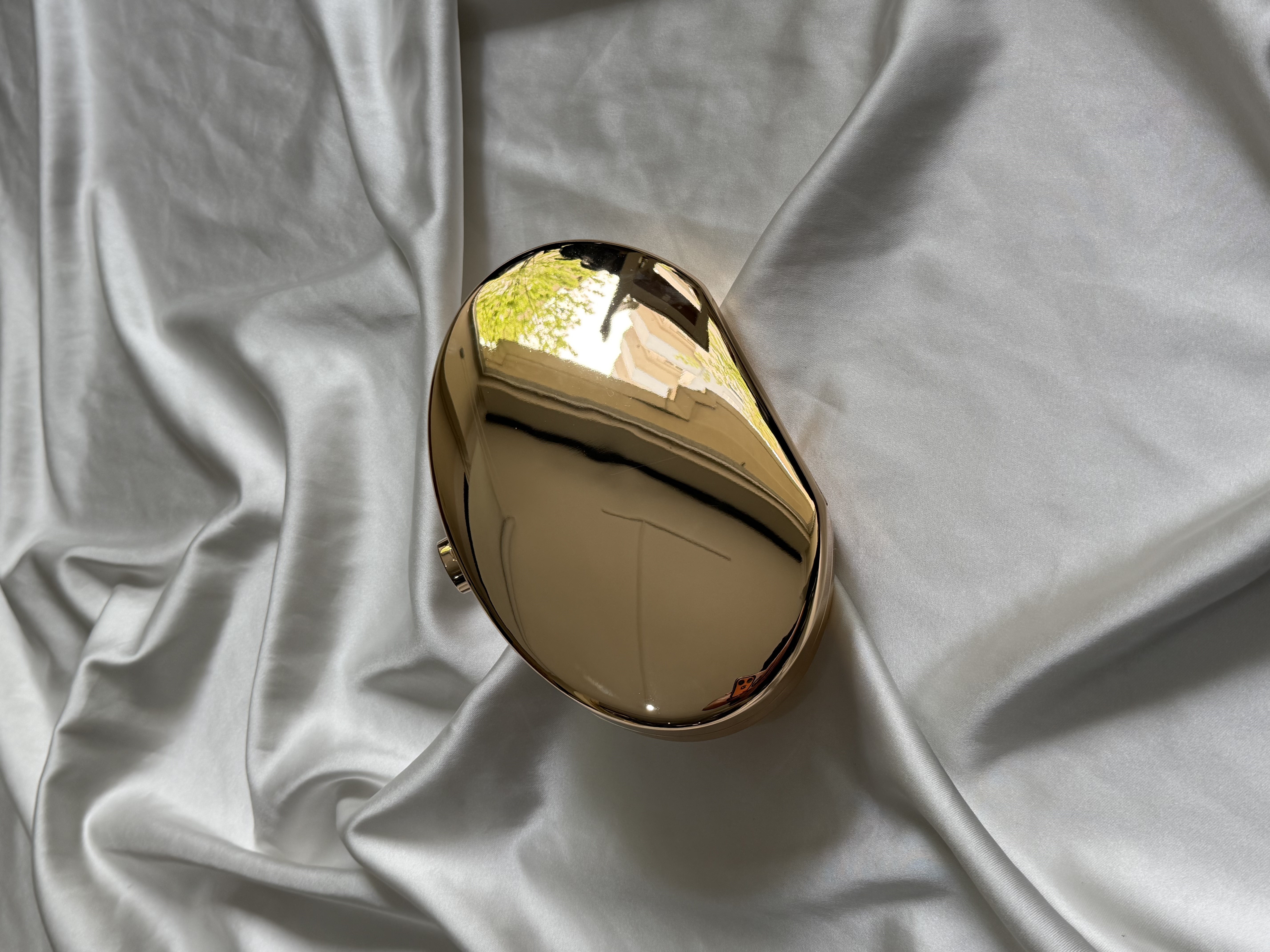 Drop Model Kadın Çanta, Abiye Çanta, Düğün Çantası, Nişan Çantası Gece Çantası Gold