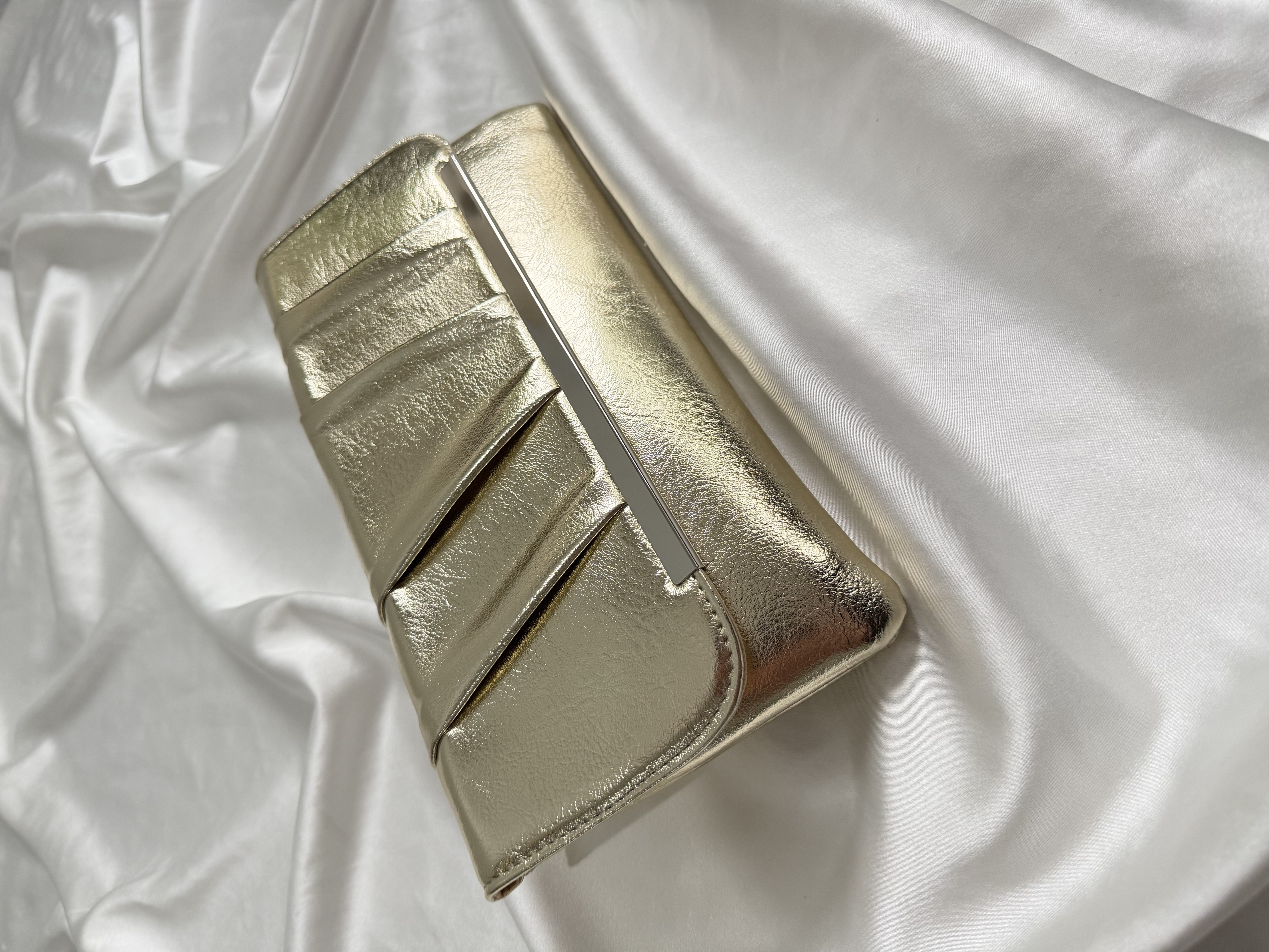 Holly Model Düğün Nişan Abiye Çanta Clutch Çanta Gold