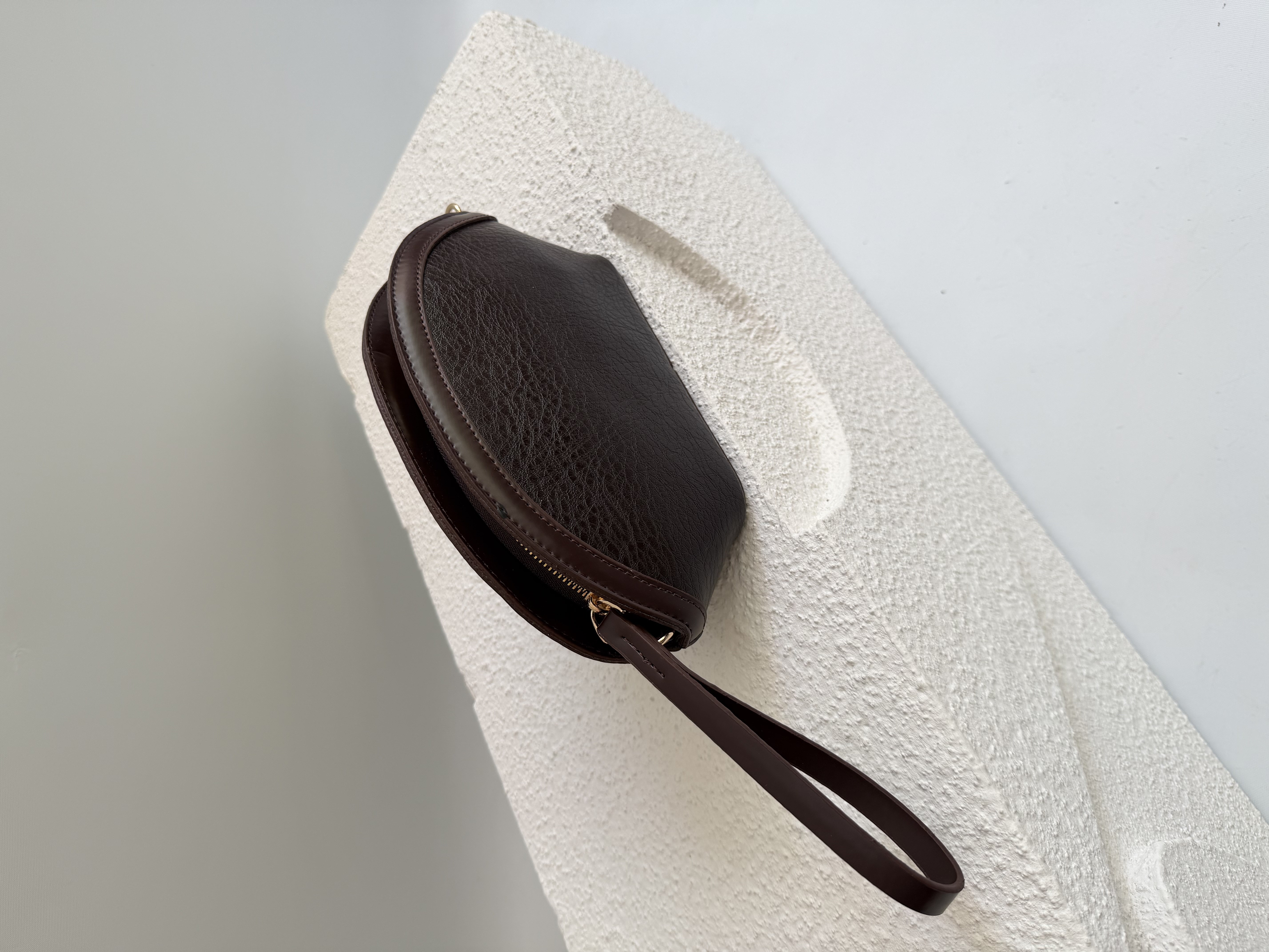 North Model Clutch Çanta , Portföy Çanta , El Çantası Acı Kahve