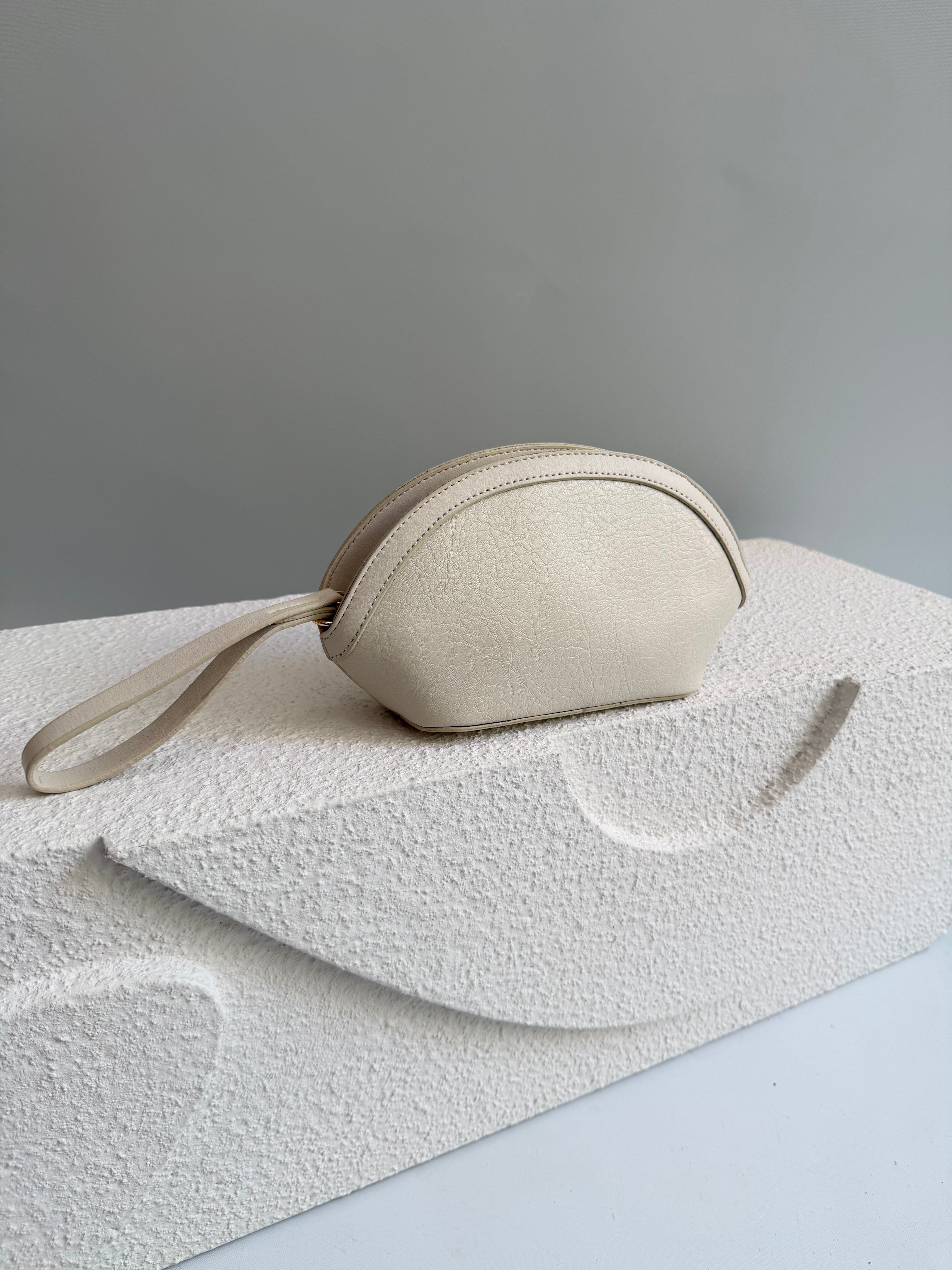 North Model Clutch Çanta , Portföy Çanta , El Çantası Krem