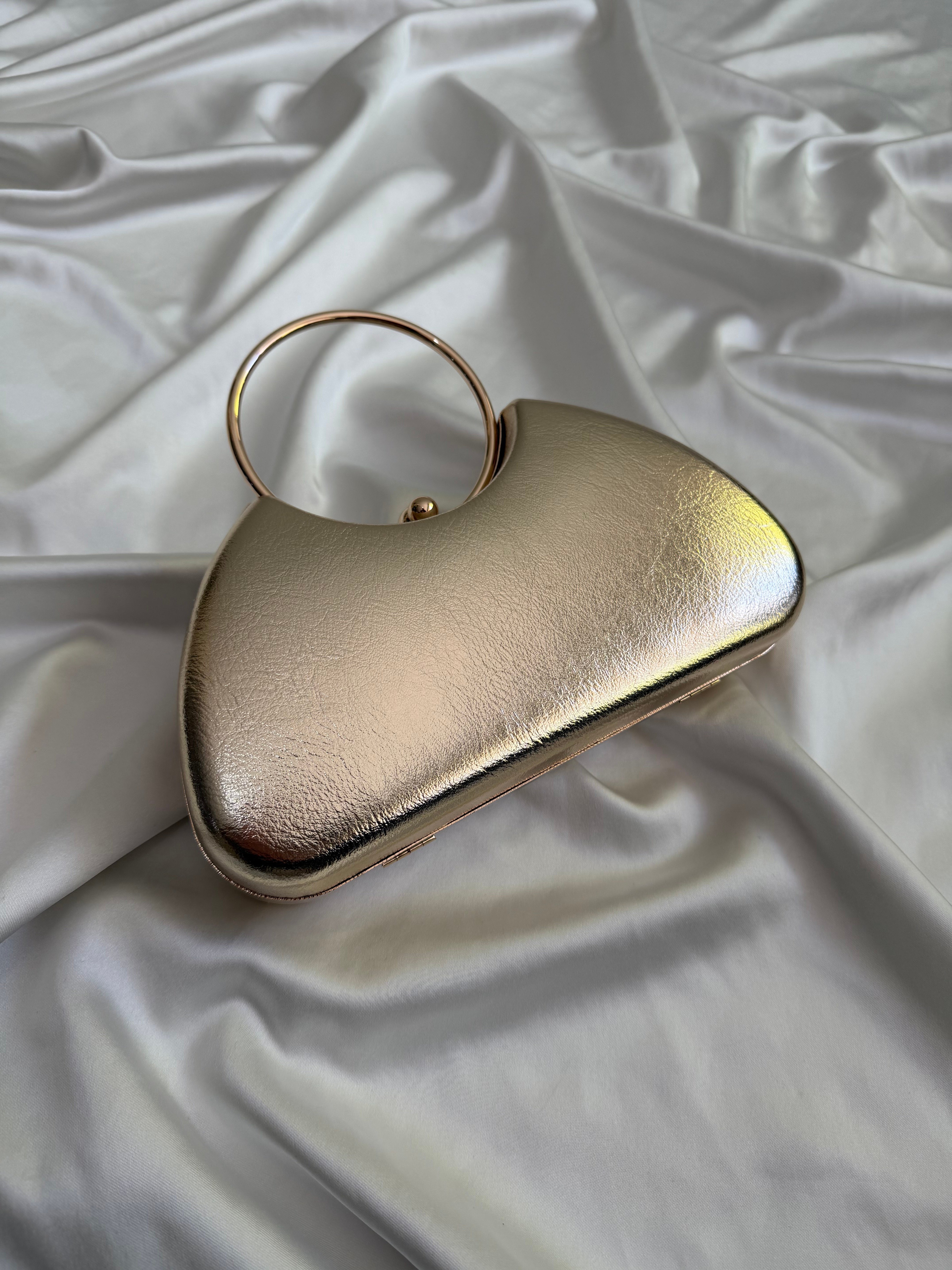 Royal Model Kadın Çanta, Abiye Çanta, Düğün Çantası, Nişan Çantası Gold