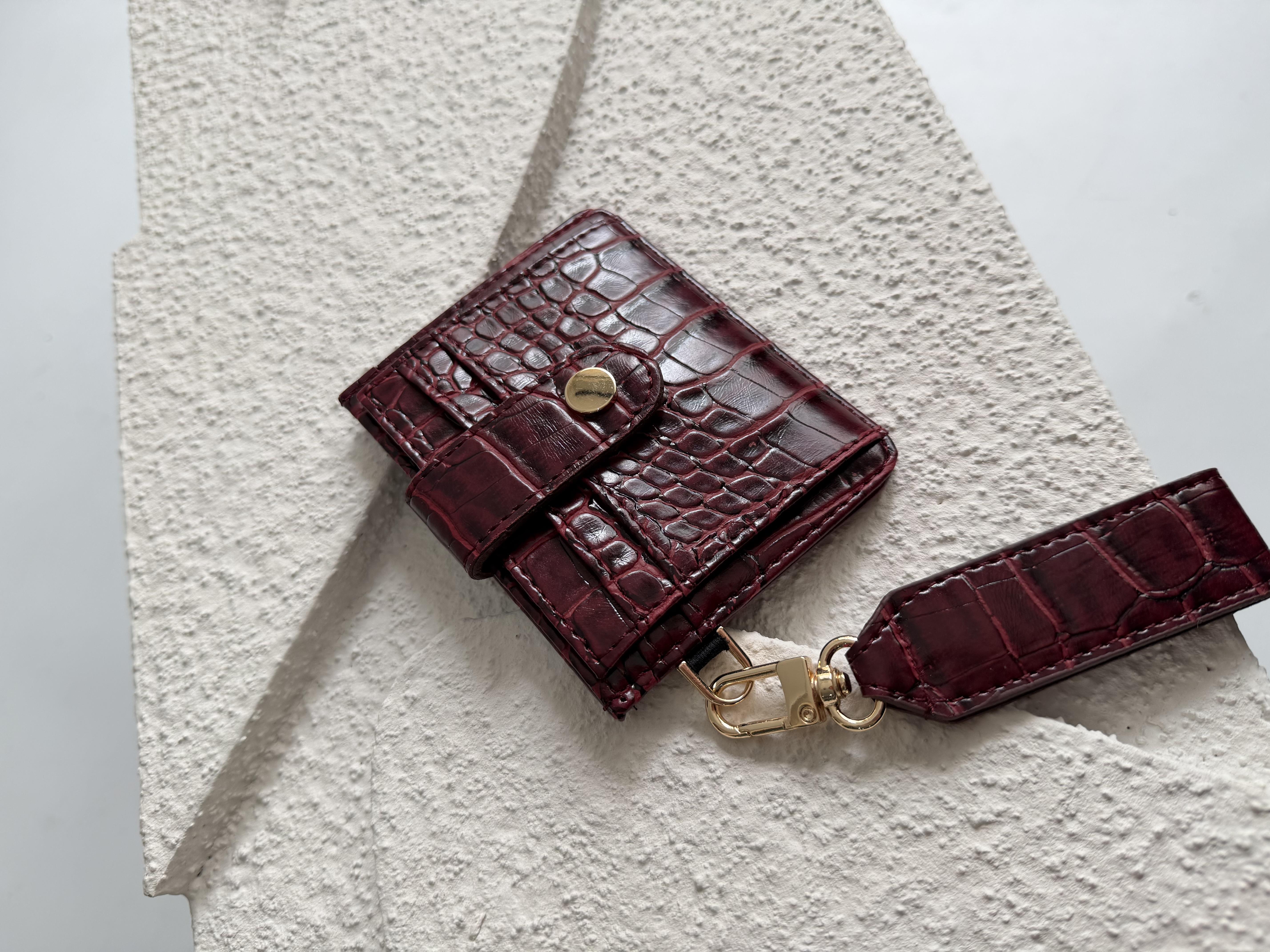 Wallet Model Cüzdan 5 Bordo