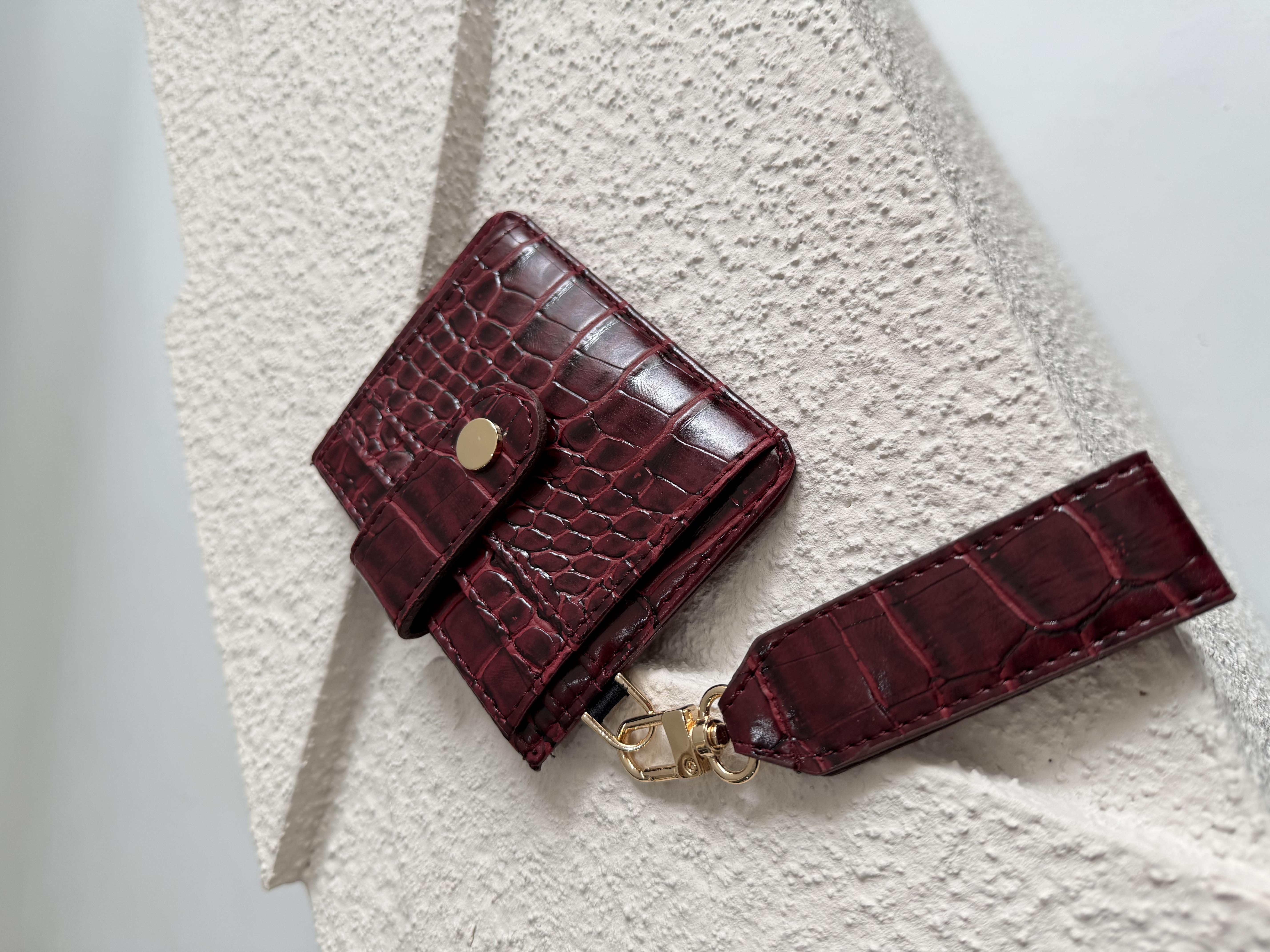 Wallet Model Cüzdan 5 Bordo