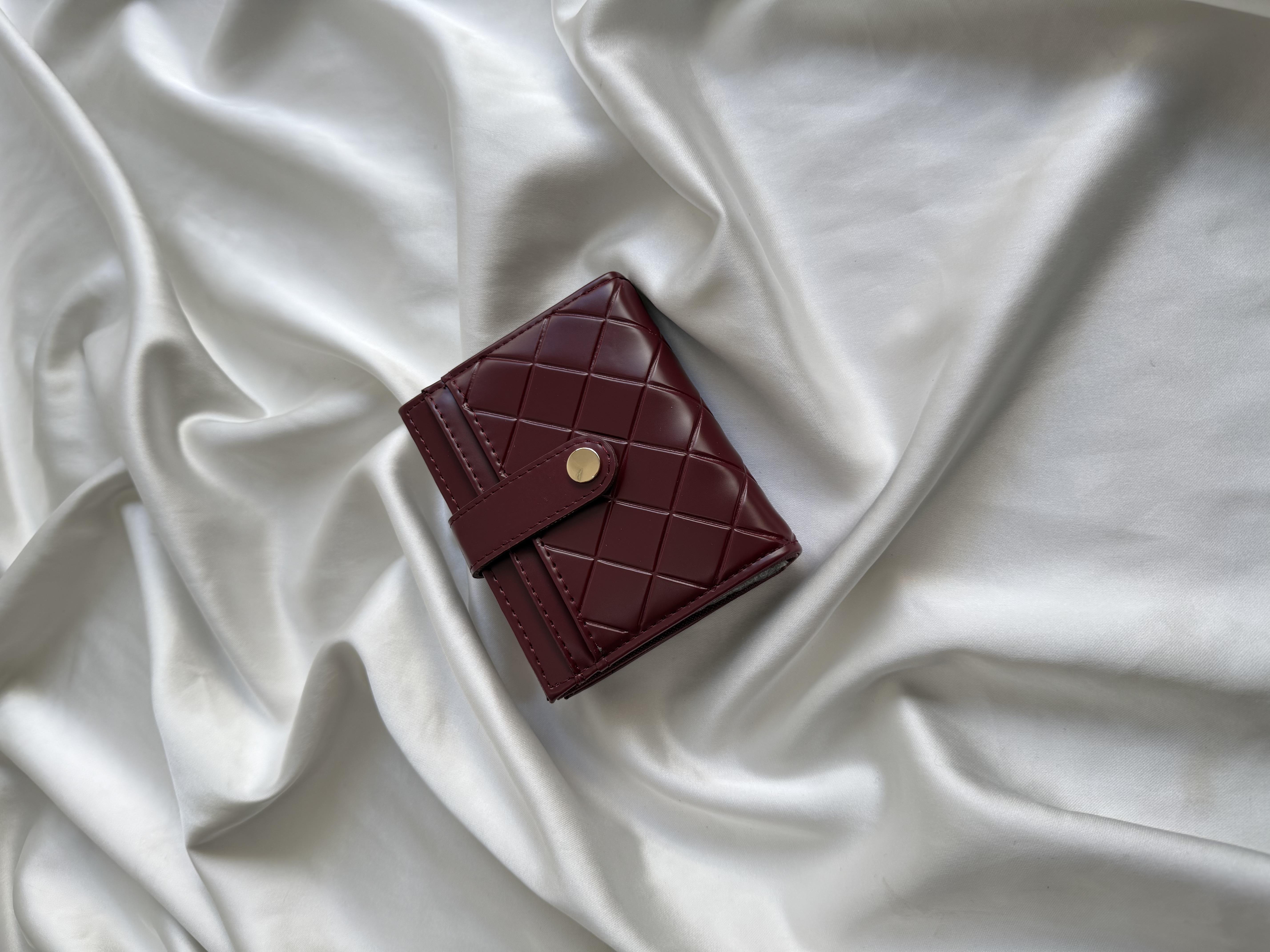Wallet Model Cüzdan 8 Bordo