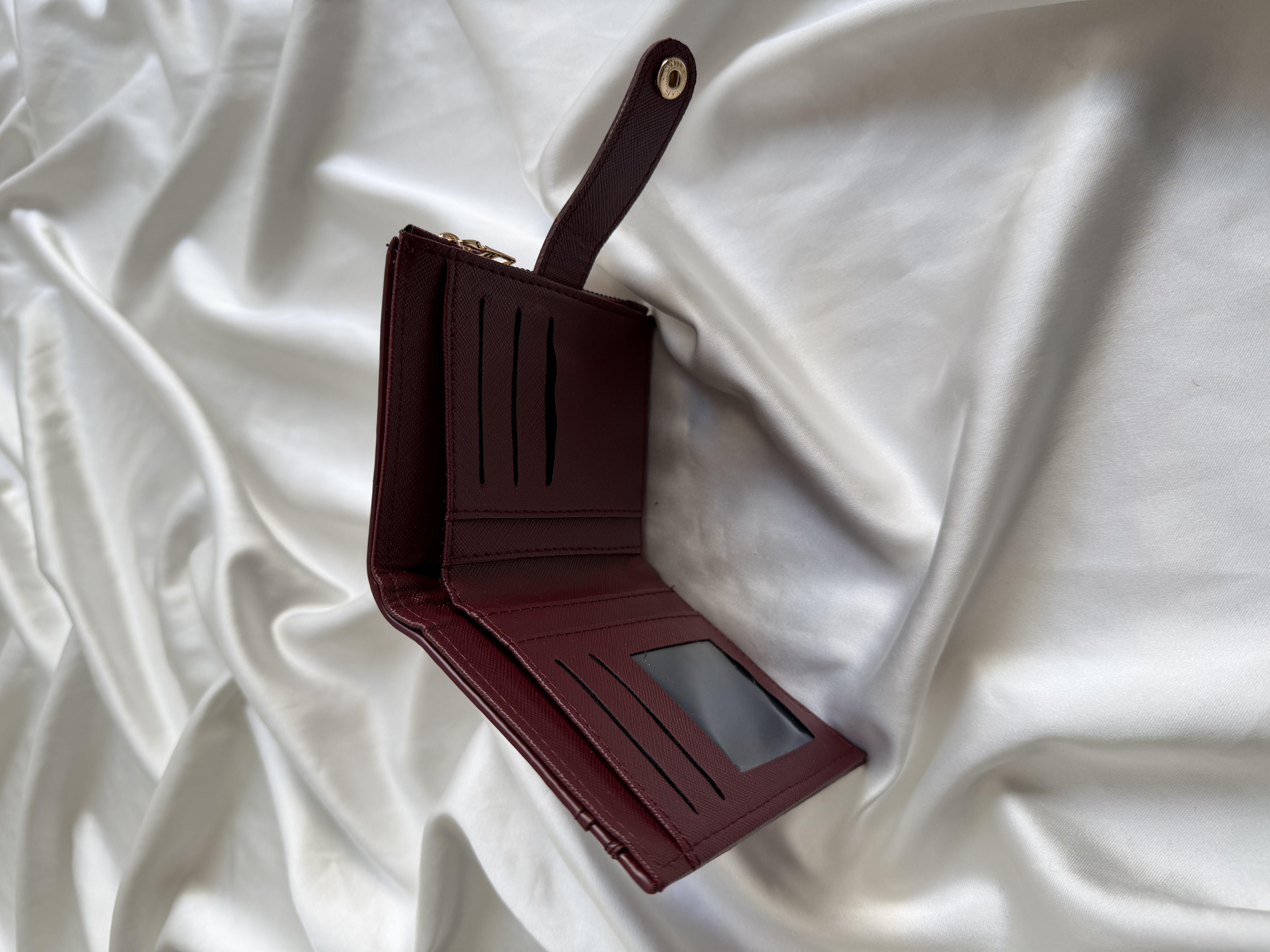 Wallet Model Cüzdan 8 Bordo