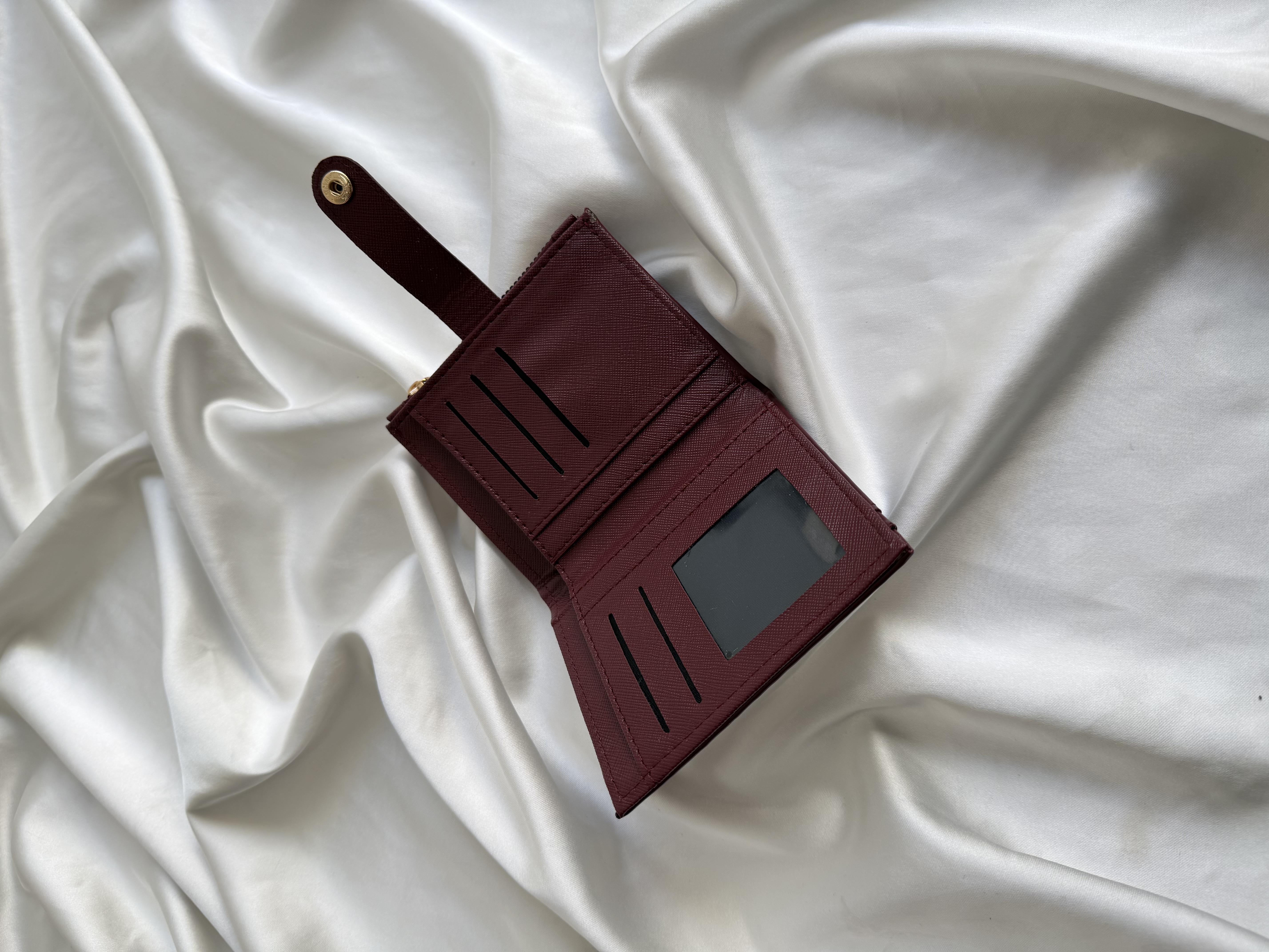 Wallet Model Cüzdan 8 Bordo