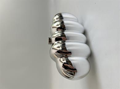 Aura Abiye Model Düğün Nişan Çantası Gümüş