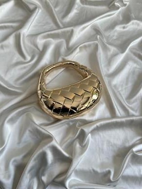 Botte Abiye Model Düğün Nişan Çantası Gold