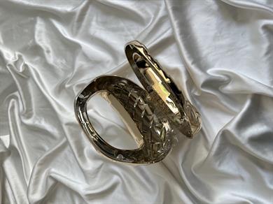 Botte Abiye Model Düğün Nişan Çantası Gold