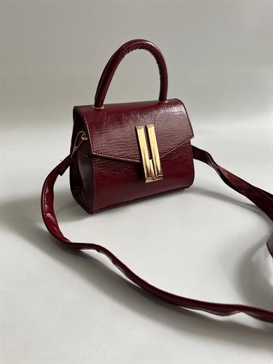 Bunny Model El Ve Kadın Omuz Çantası Bordo