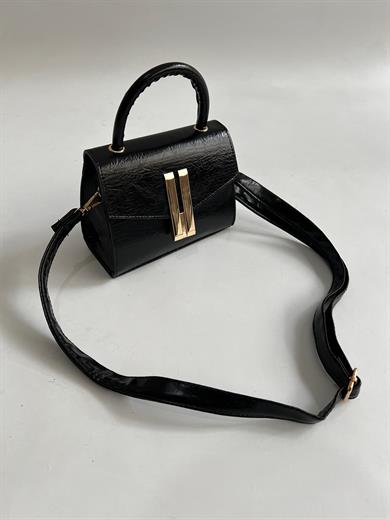 Bunny Model El Ve Kadın Omuz Çantası Siyah