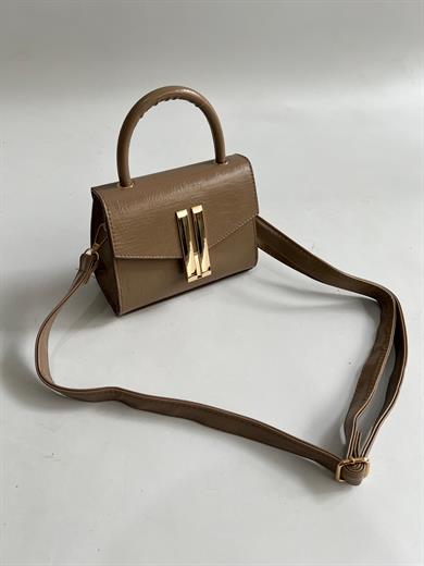 Bunny Model El Ve Kadın Omuz Çantası Vizon