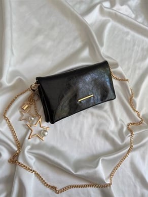 Canggu Model Clutch Çanta , Portföy Çanta , El Çantası Siyah